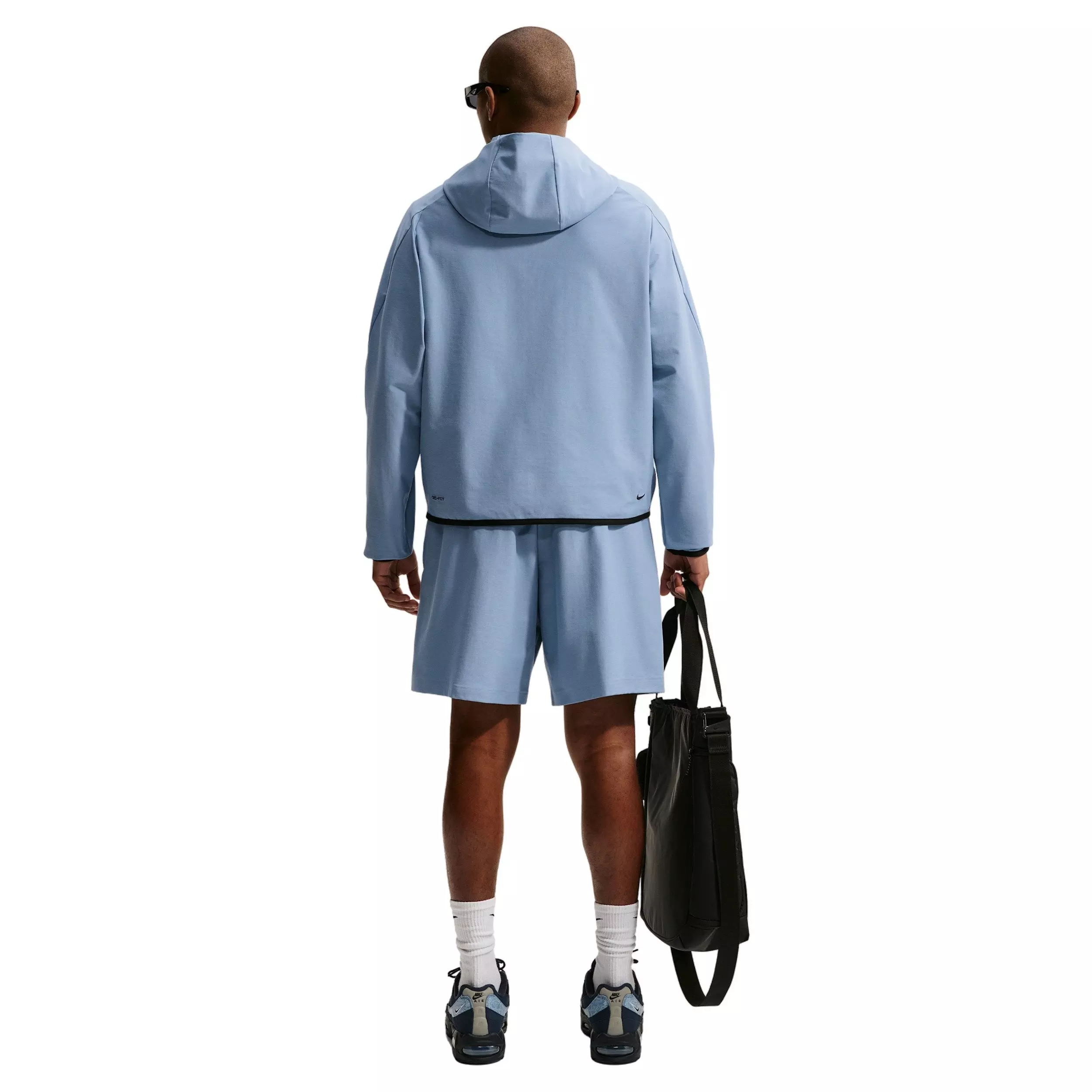Nike Men's Tech Shori Knit Full-Zip Windrunner Jacket - BLUE