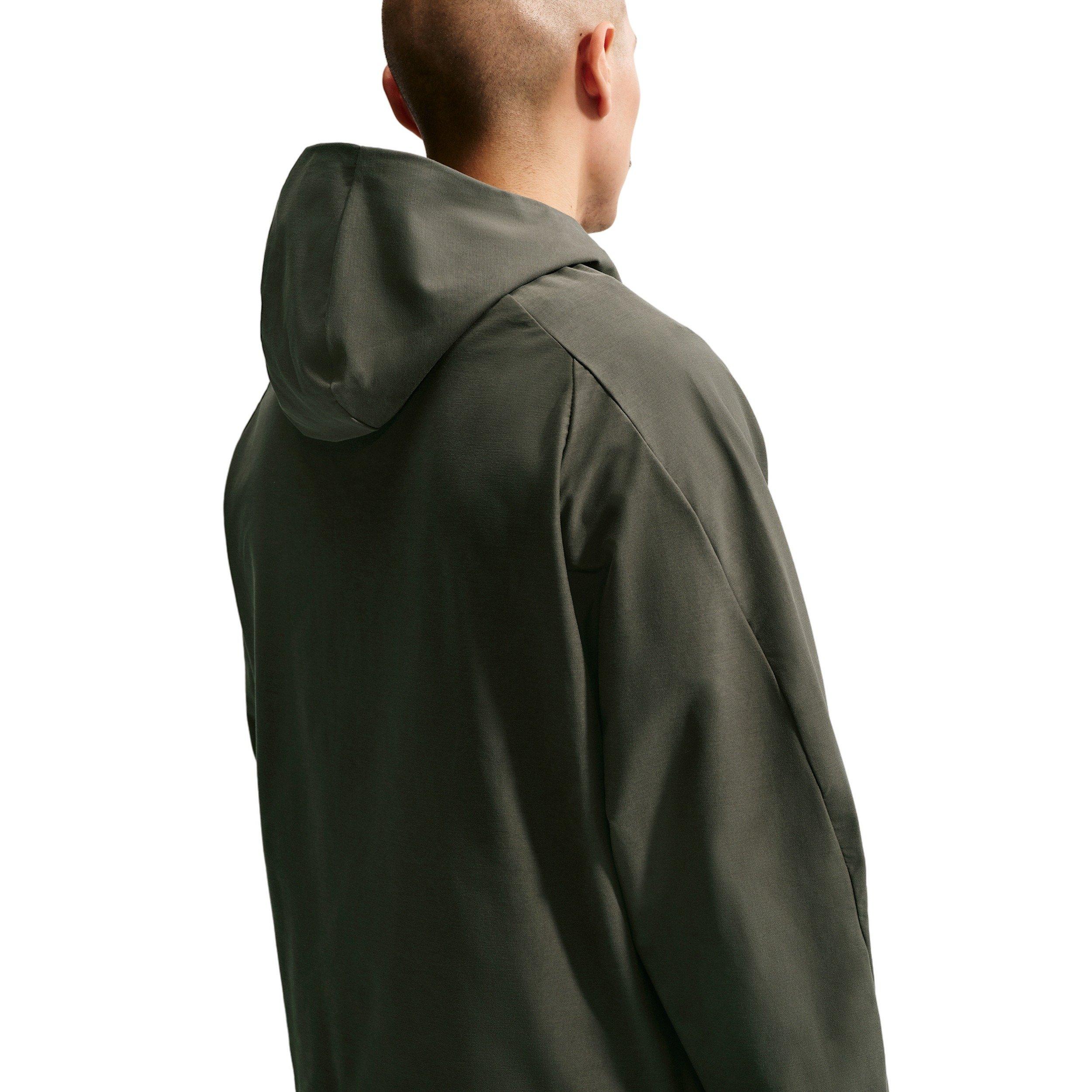 Nike Men's Tech Shori Knit Full-Zip Windrunner Jacket - CARGO KHAKI Thumbnail View 2