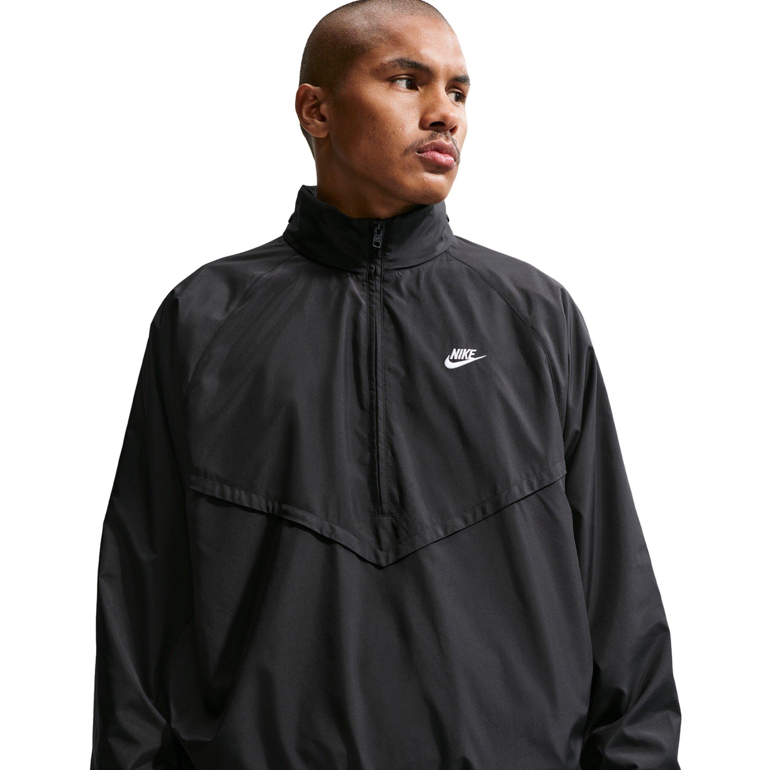 Nike Men's Windrunner Lightweight Half-Zip Jacket - BLACK Thumbnail View 1