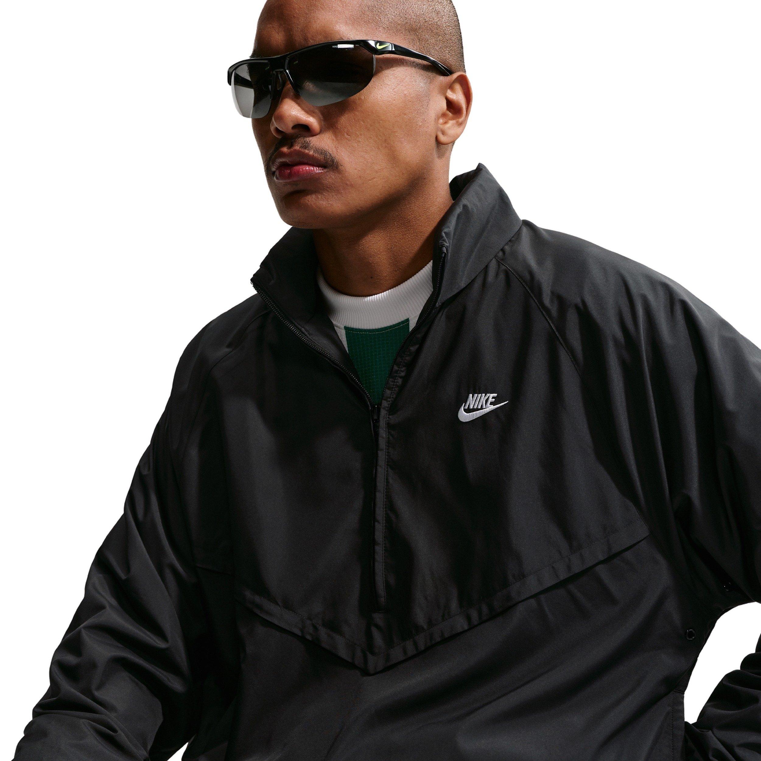 Nike Men's Windrunner Lightweight Half-Zip Jacket - BLACK Thumbnail View 3