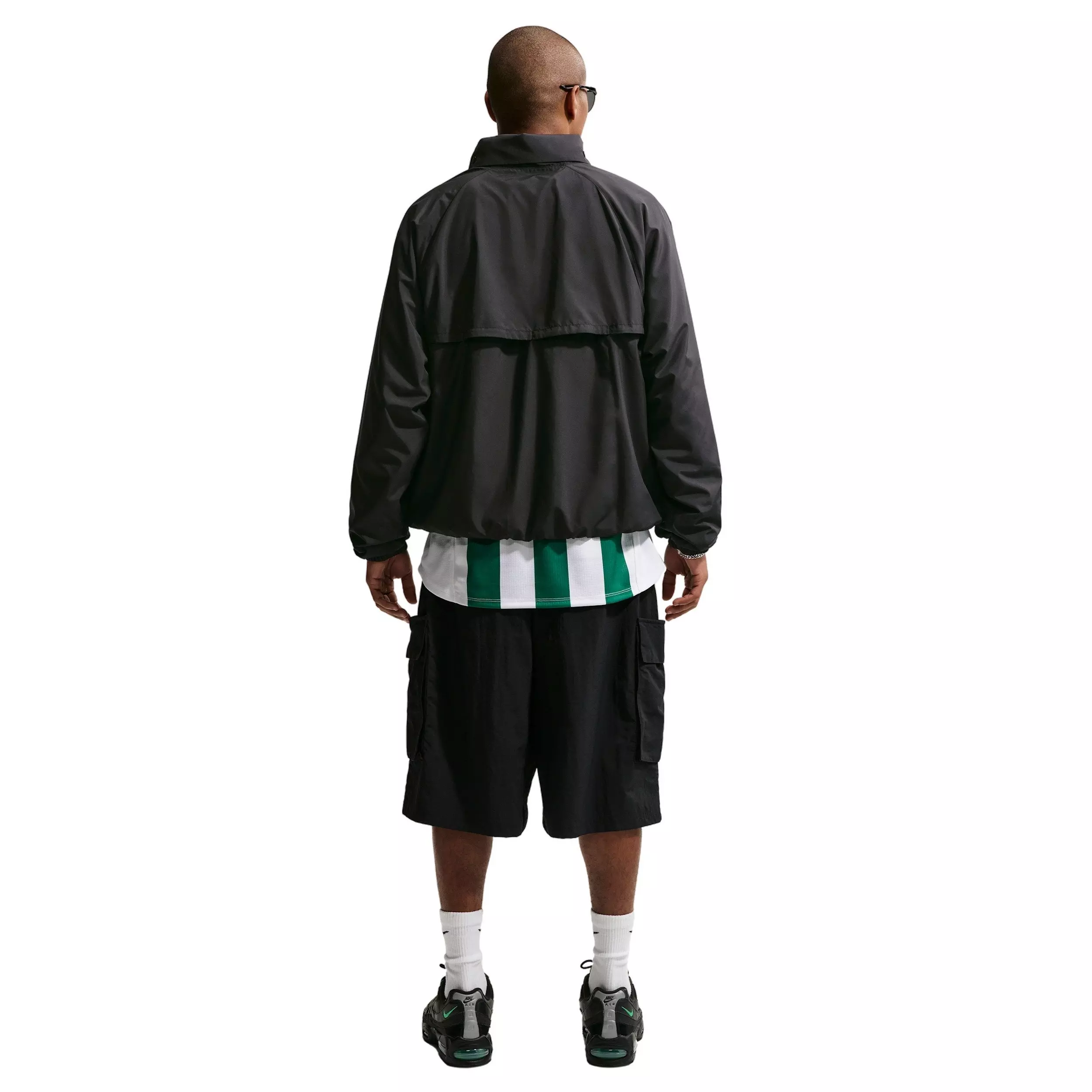 Nike Men's Windrunner Lightweight Half-Zip Jacket - BLACK