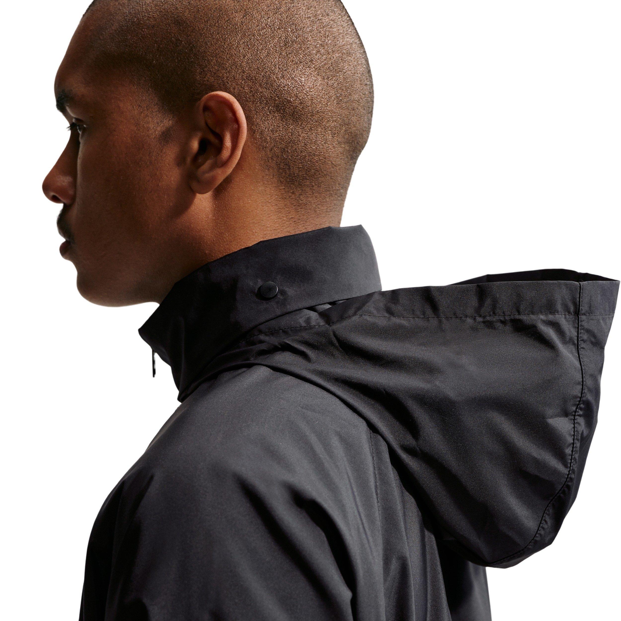 Nike Men's Windrunner Lightweight Half-Zip Jacket - BLACK Thumbnail View 6