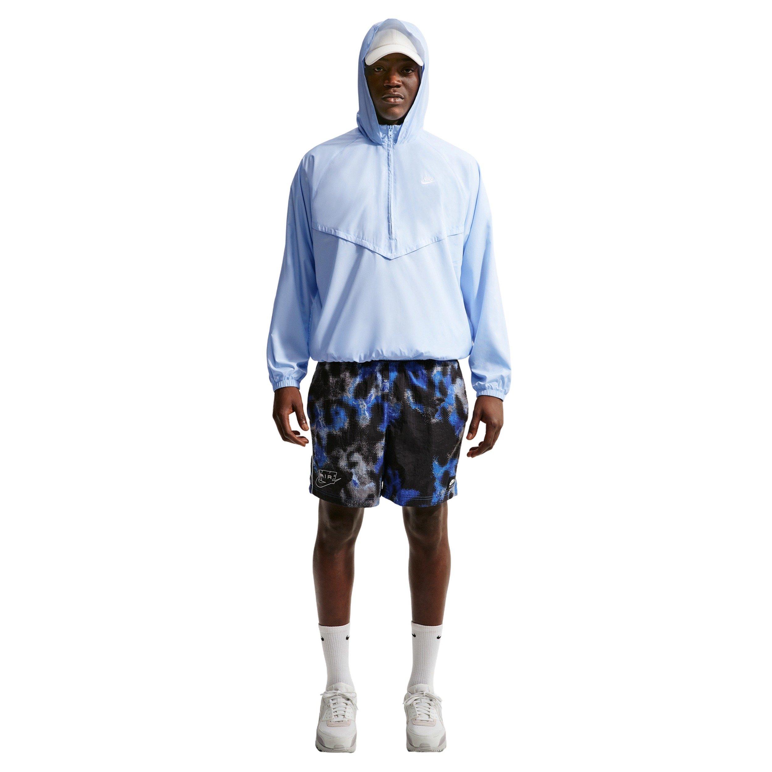 Nike Men's Windrunner Lightweight Half-Zip Jacket - BLUE Thumbnail View 4