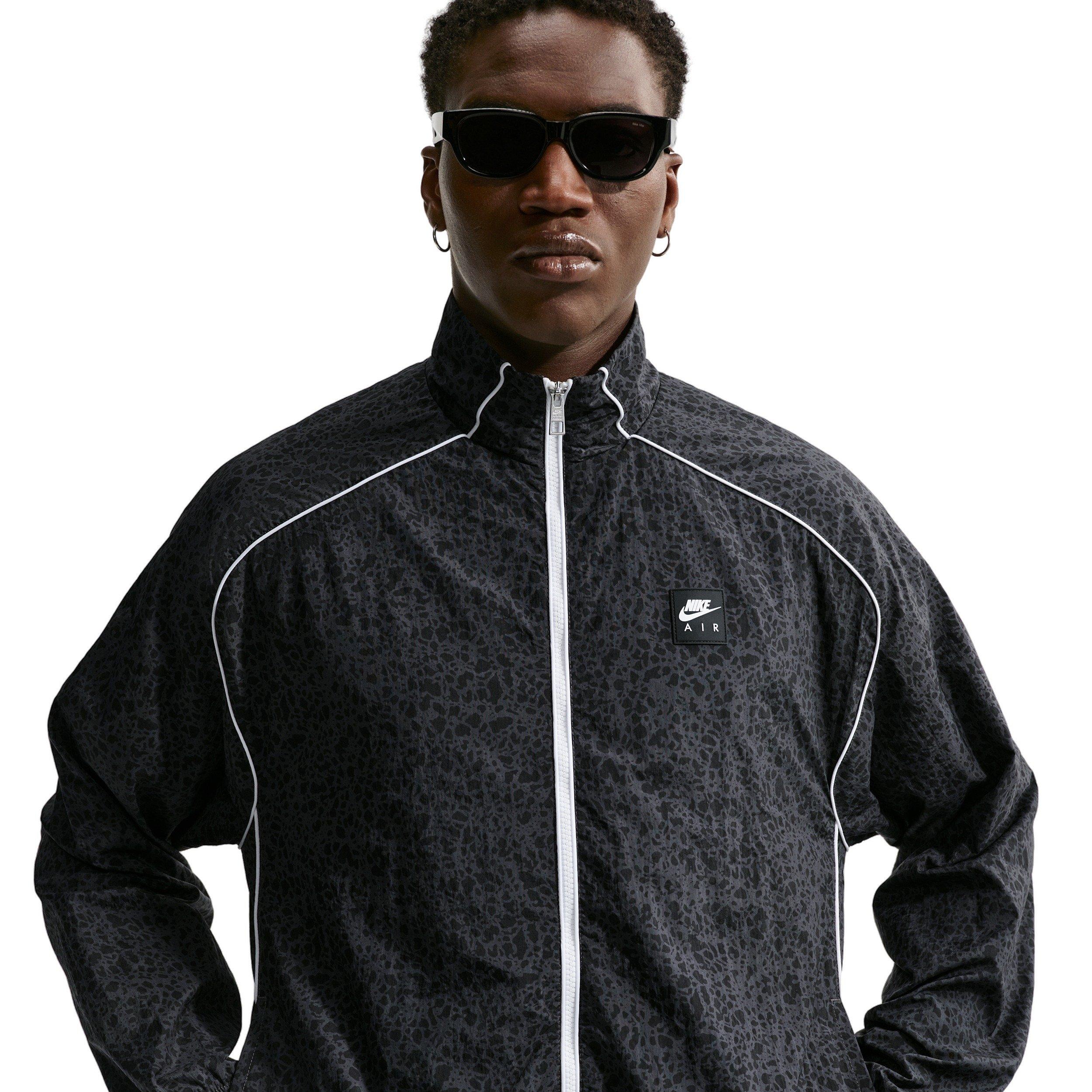 Nike Men's Air Woven AOP Jacket - DK BLUE