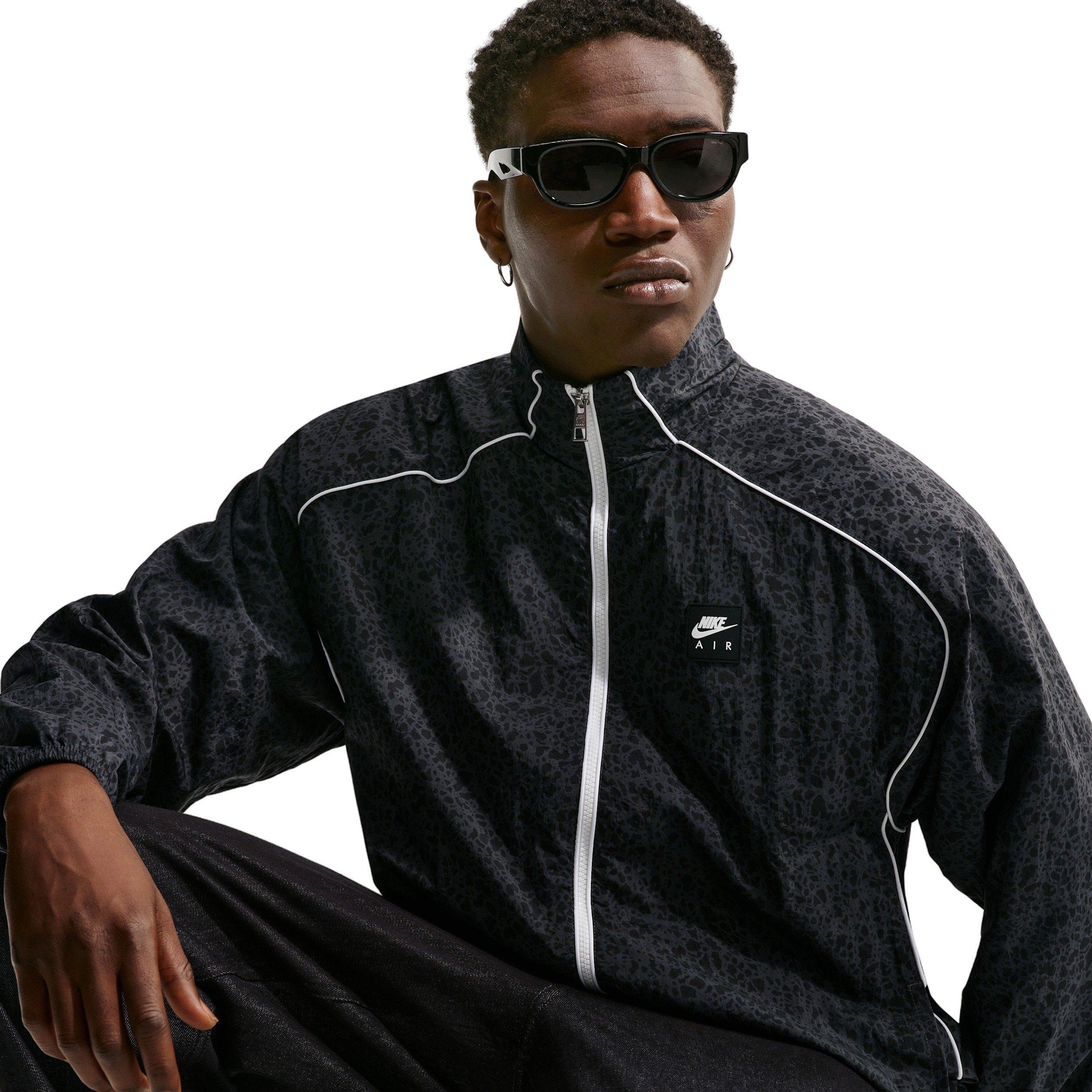 Nike Men's Air Woven AOP Jacket - DK BLUE