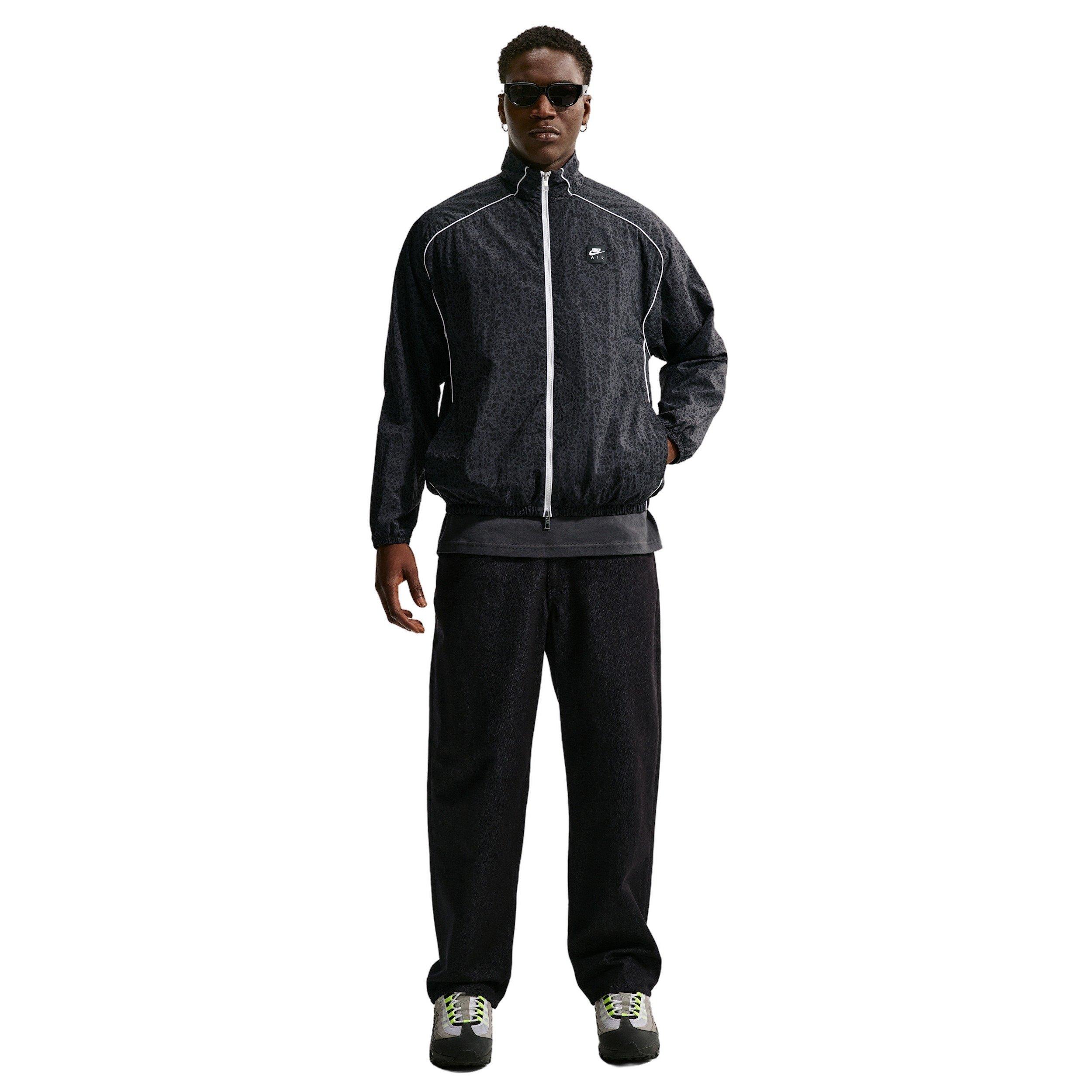 Nike Men's Air Woven AOP Jacket - DK BLUE