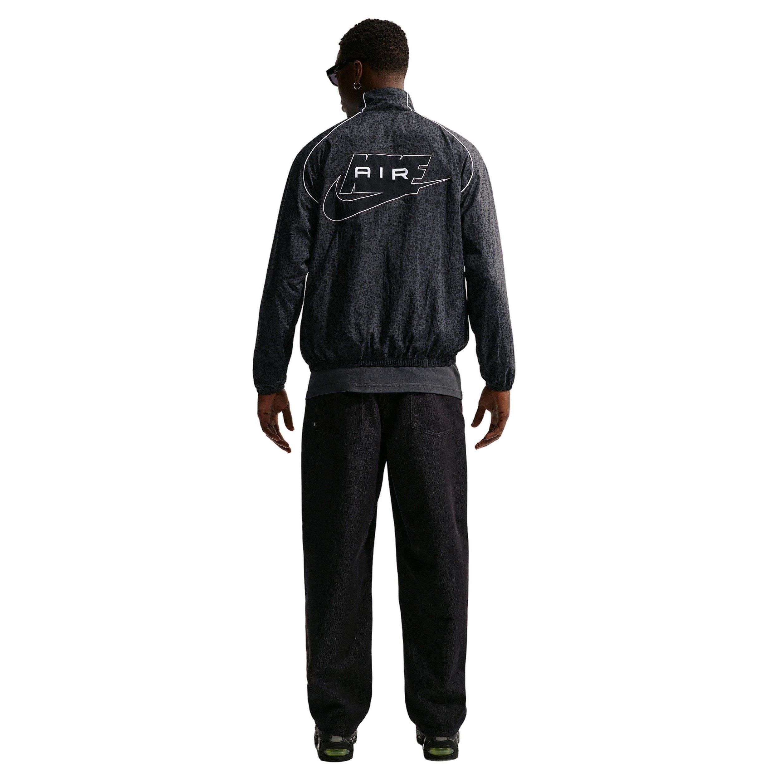 Nike Men's Air Woven AOP Jacket - DK BLUE