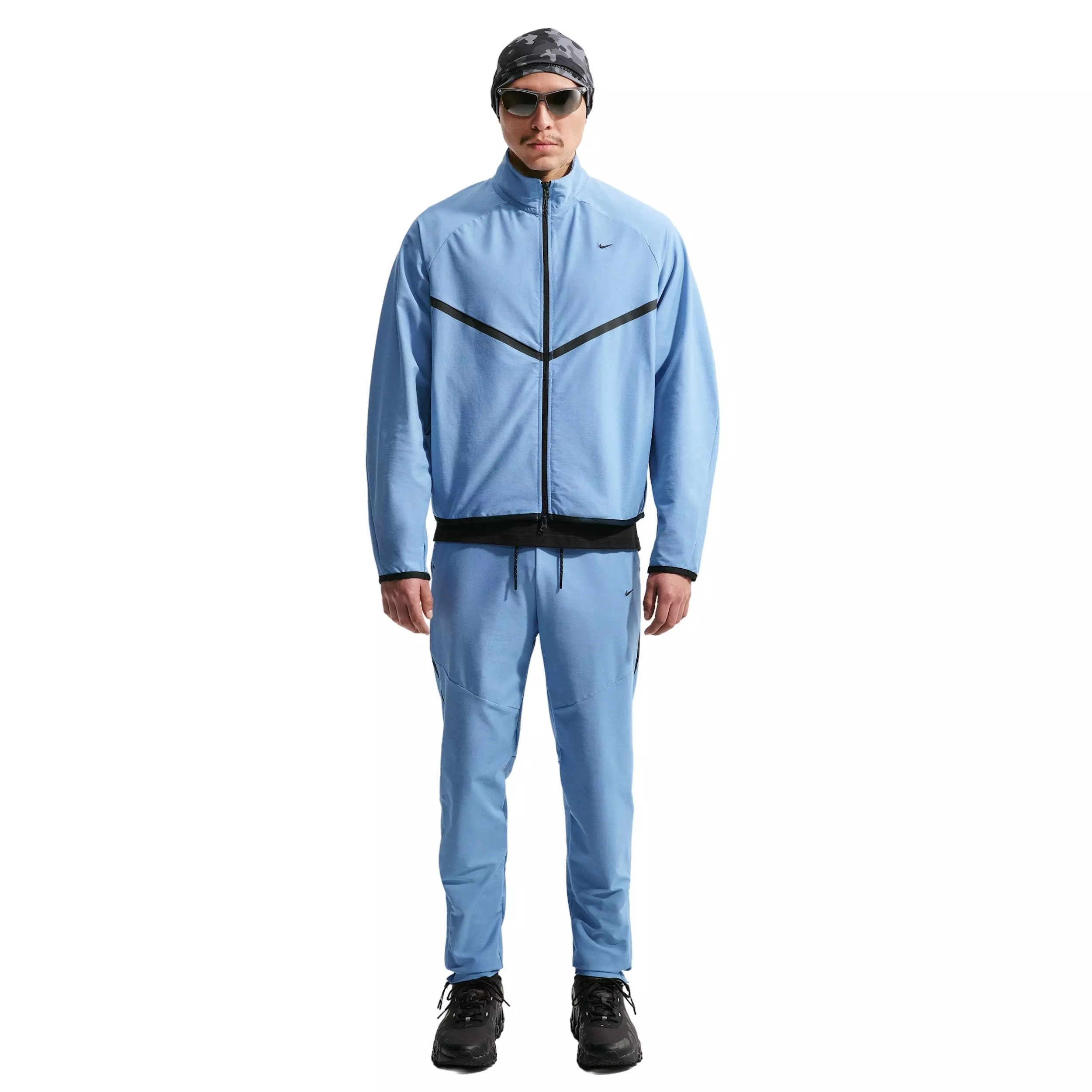 Nike Men's Sportswear Tech Dri-FIT Shori Knit Track Jacket - BLUE