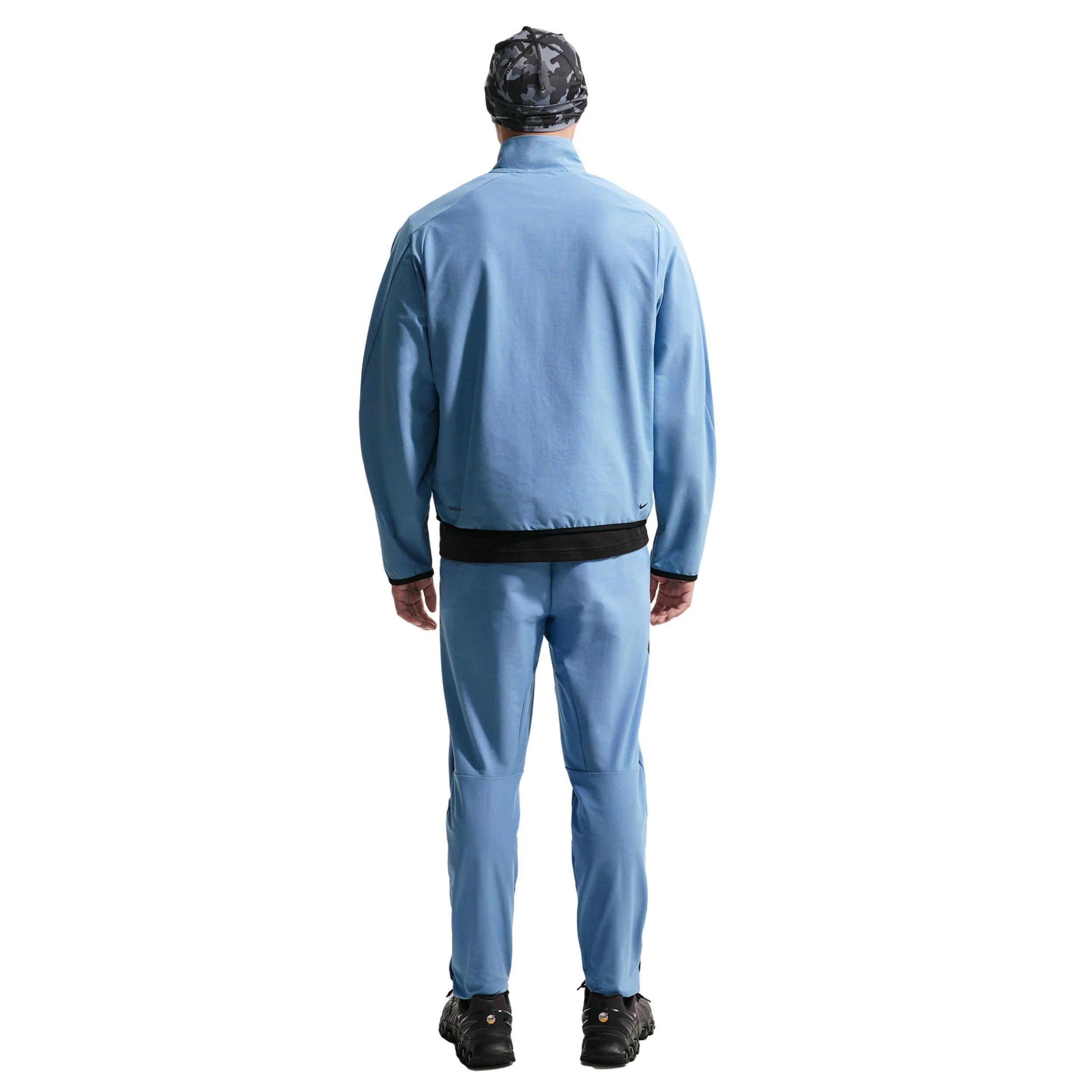 Nike Men's Sportswear Tech Dri-FIT Shori Knit Track Jacket - BLUE Thumbnail View 5