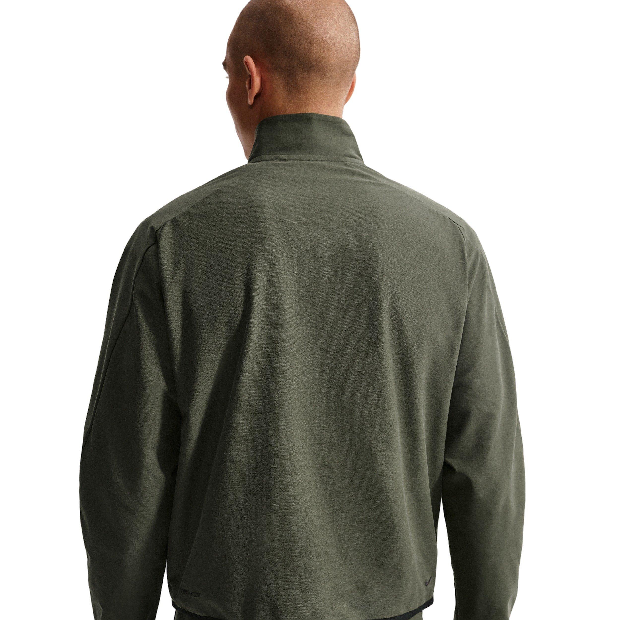 Nike Men's Sportswear Tech Dri-FIT Shori Knit Track Jacket - GREEN Thumbnail View 2