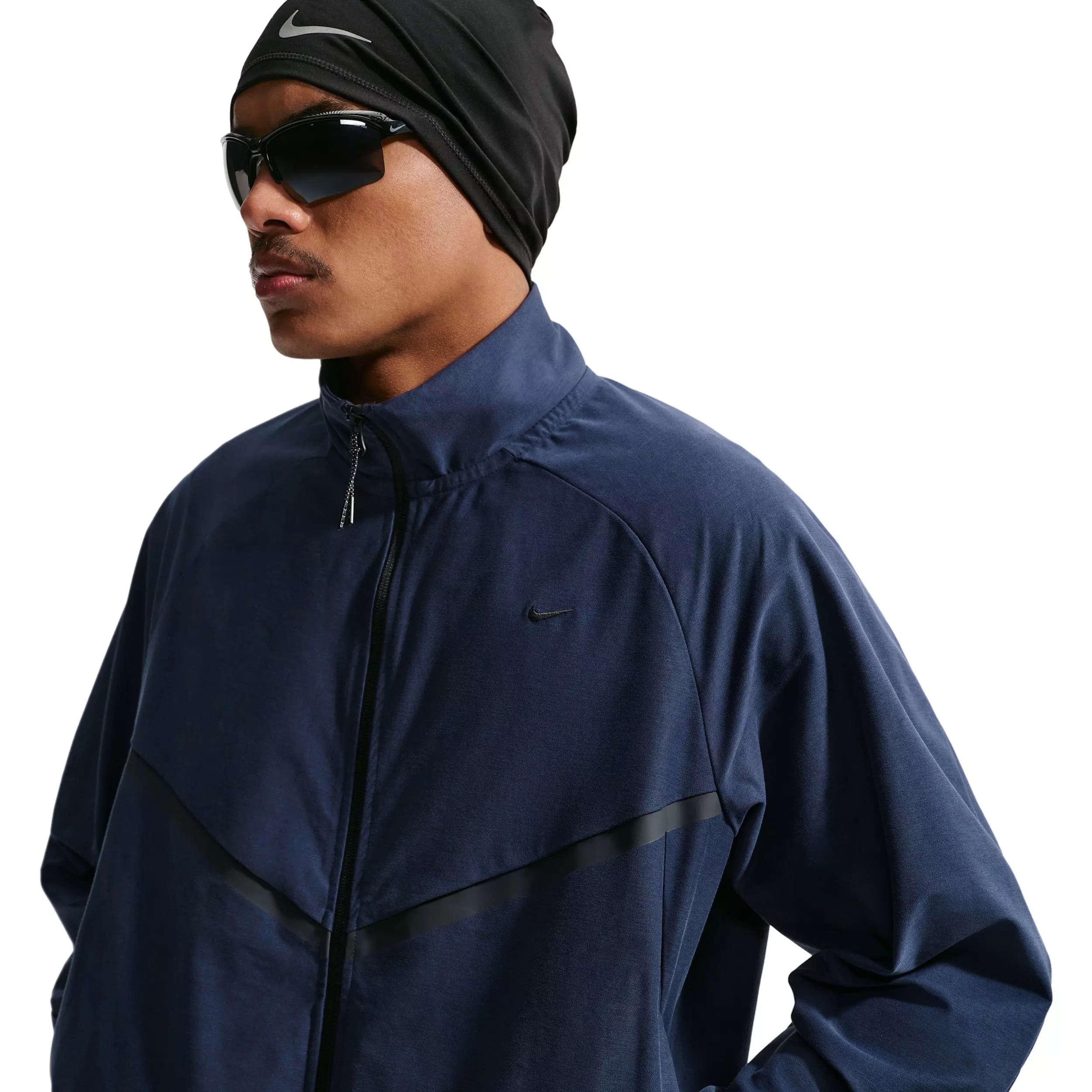 Nike Men's Sportswear Tech Dri-FIT Shori Knit Track Jacket - DK BLUE