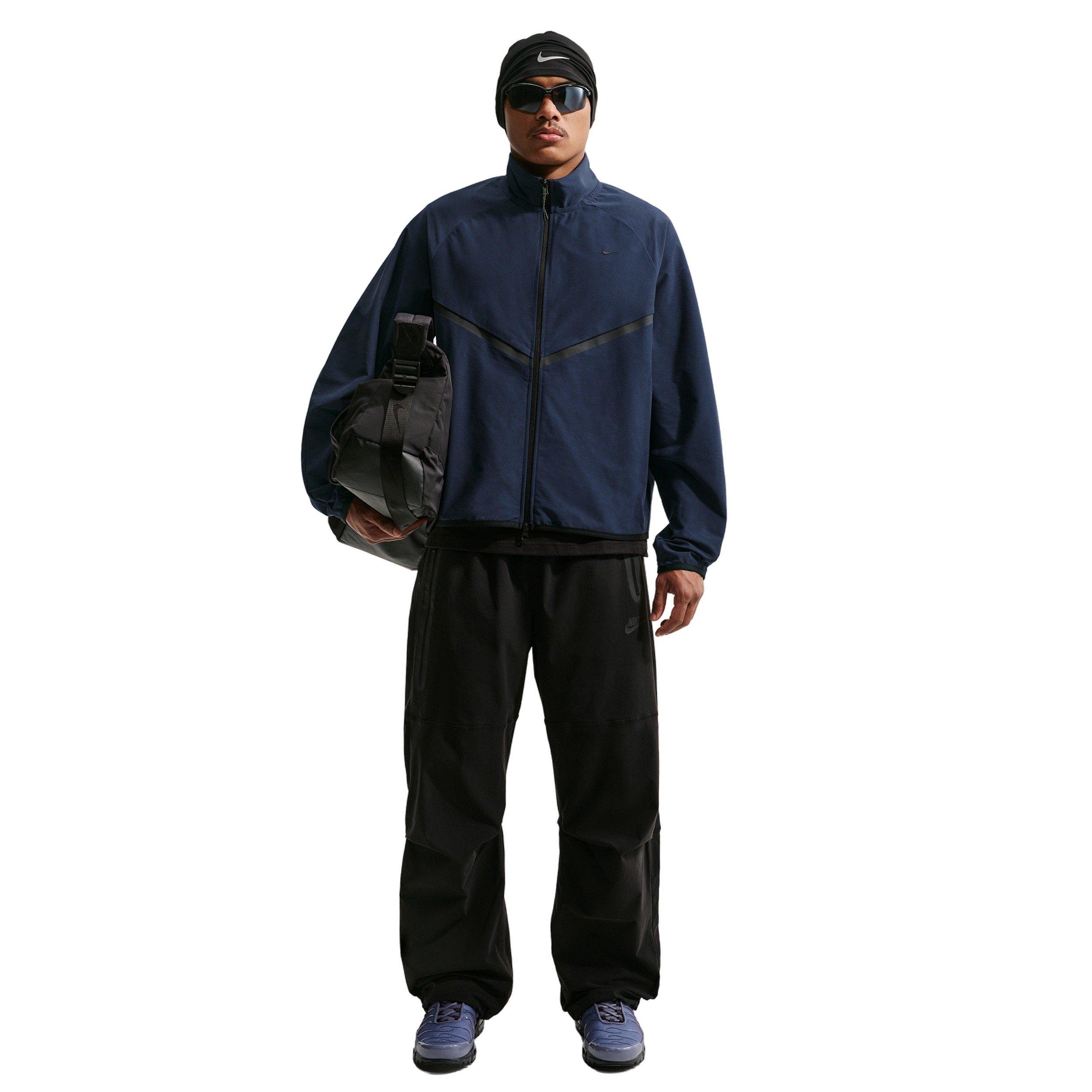 Nike Men's Sportswear Tech Dri-FIT Shori Knit Track Jacket - DK BLUE Thumbnail View 4