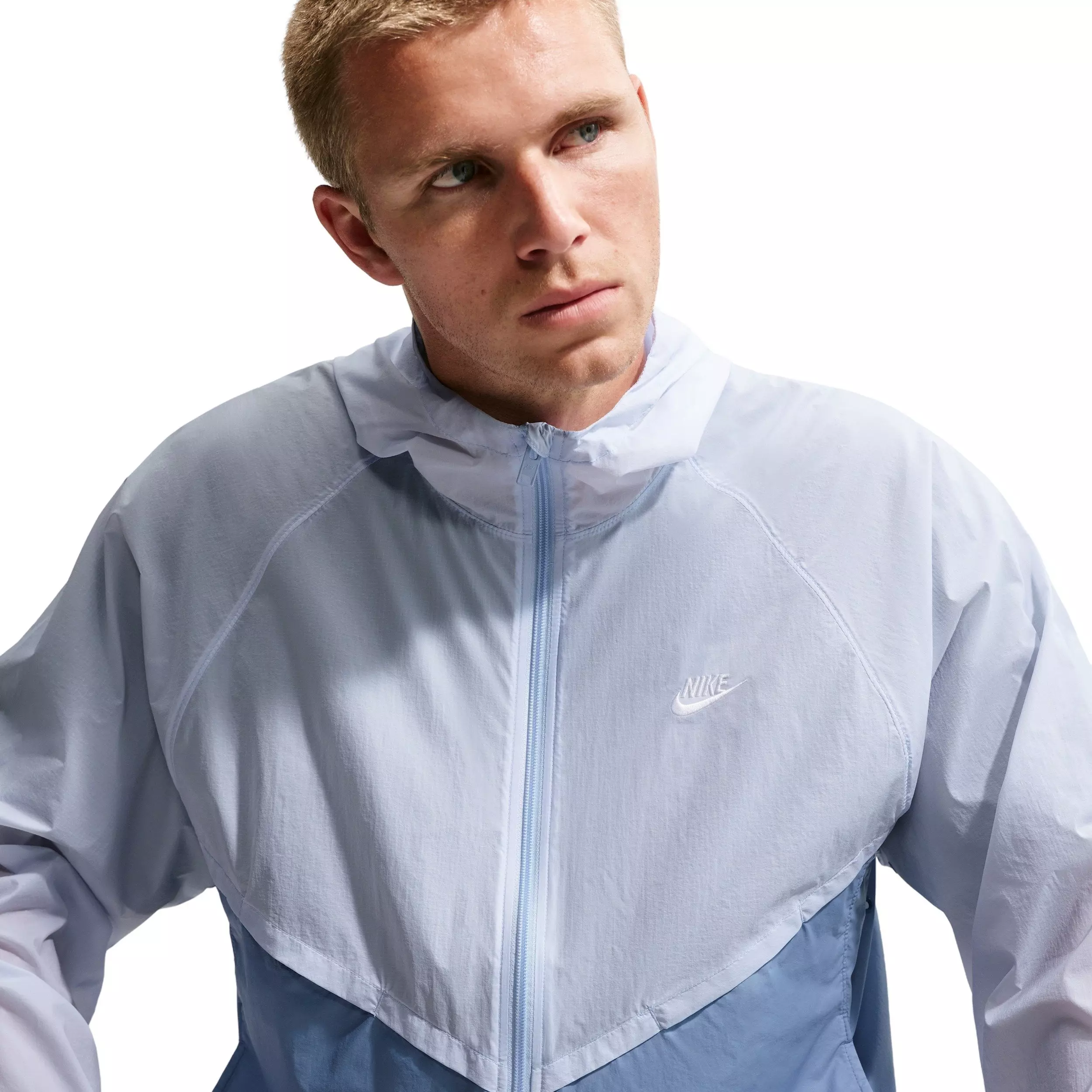 Nike Men's Windrunner Unlined Full-Zip UV Jacket - BLUE
