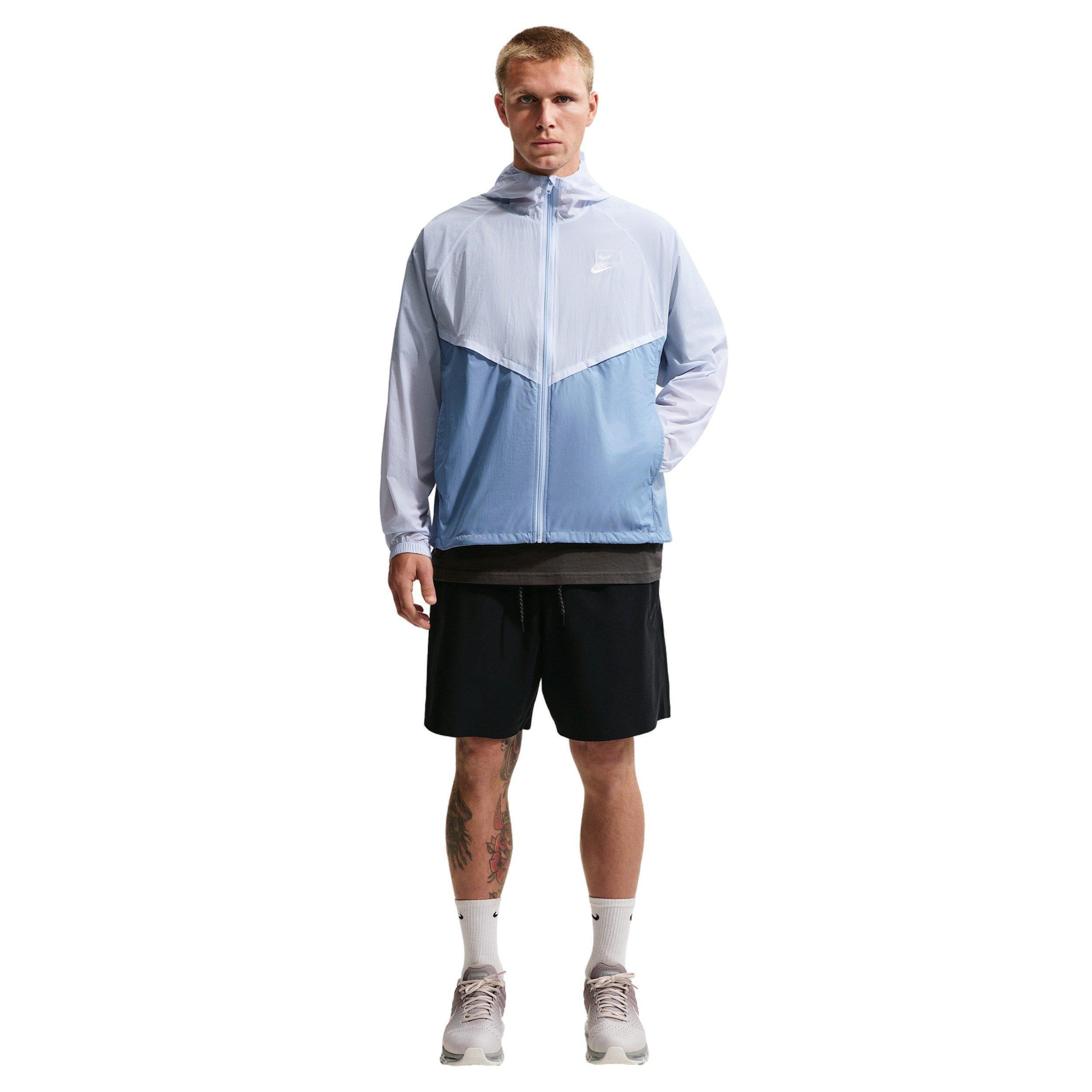 Nike Men's Windrunner Unlined Full-Zip UV Jacket - BLUE Thumbnail View 4