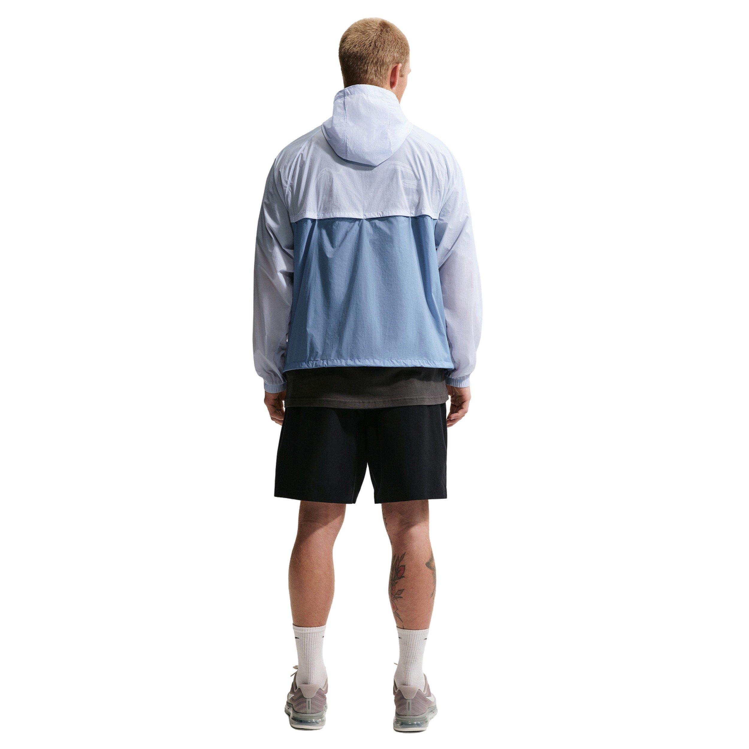 Nike Men's Windrunner Unlined Full-Zip UV Jacket - BLUE Thumbnail View 5