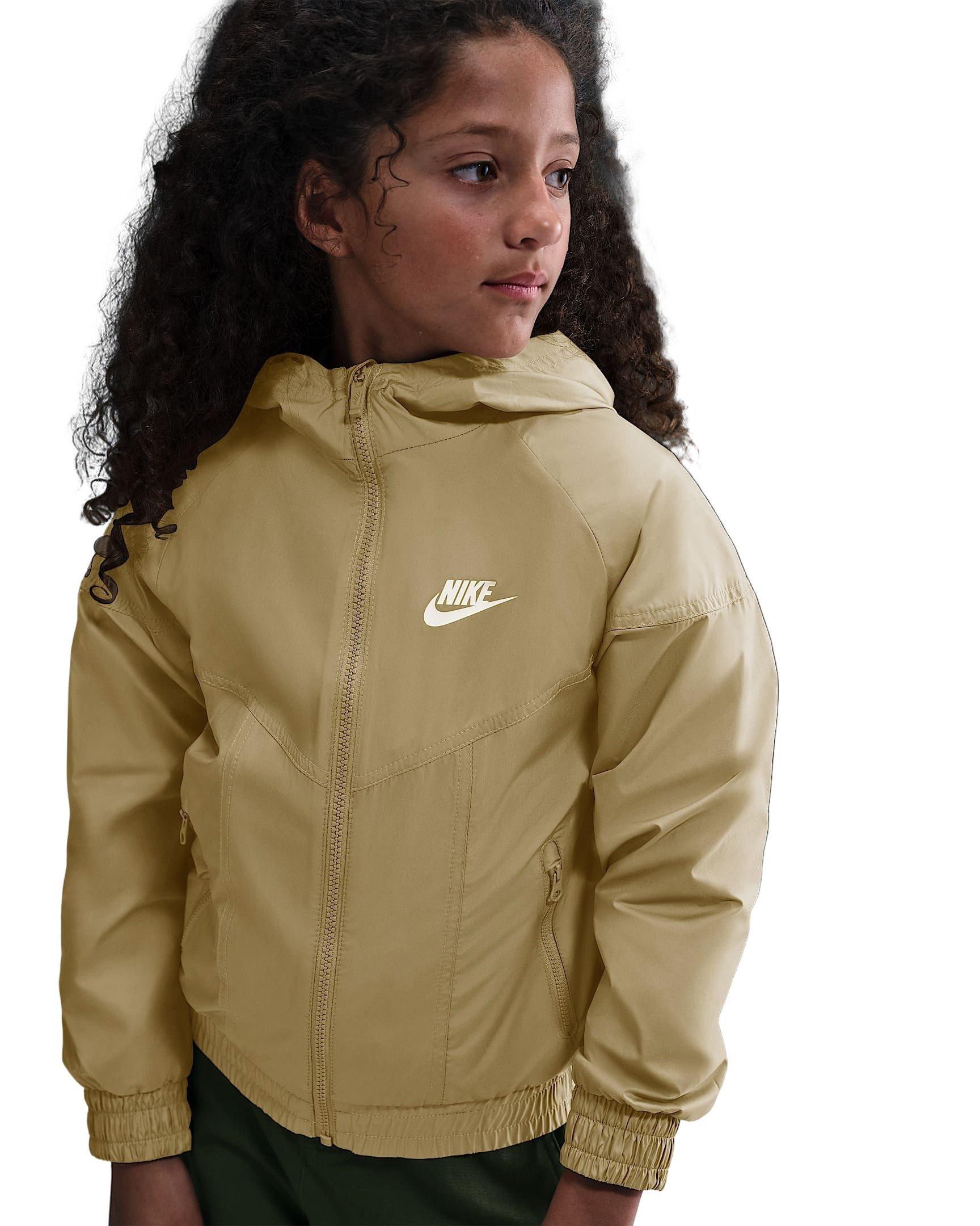 Nike Sportswear Windrunner Hooded Big Kids' Brown Repel Jacket