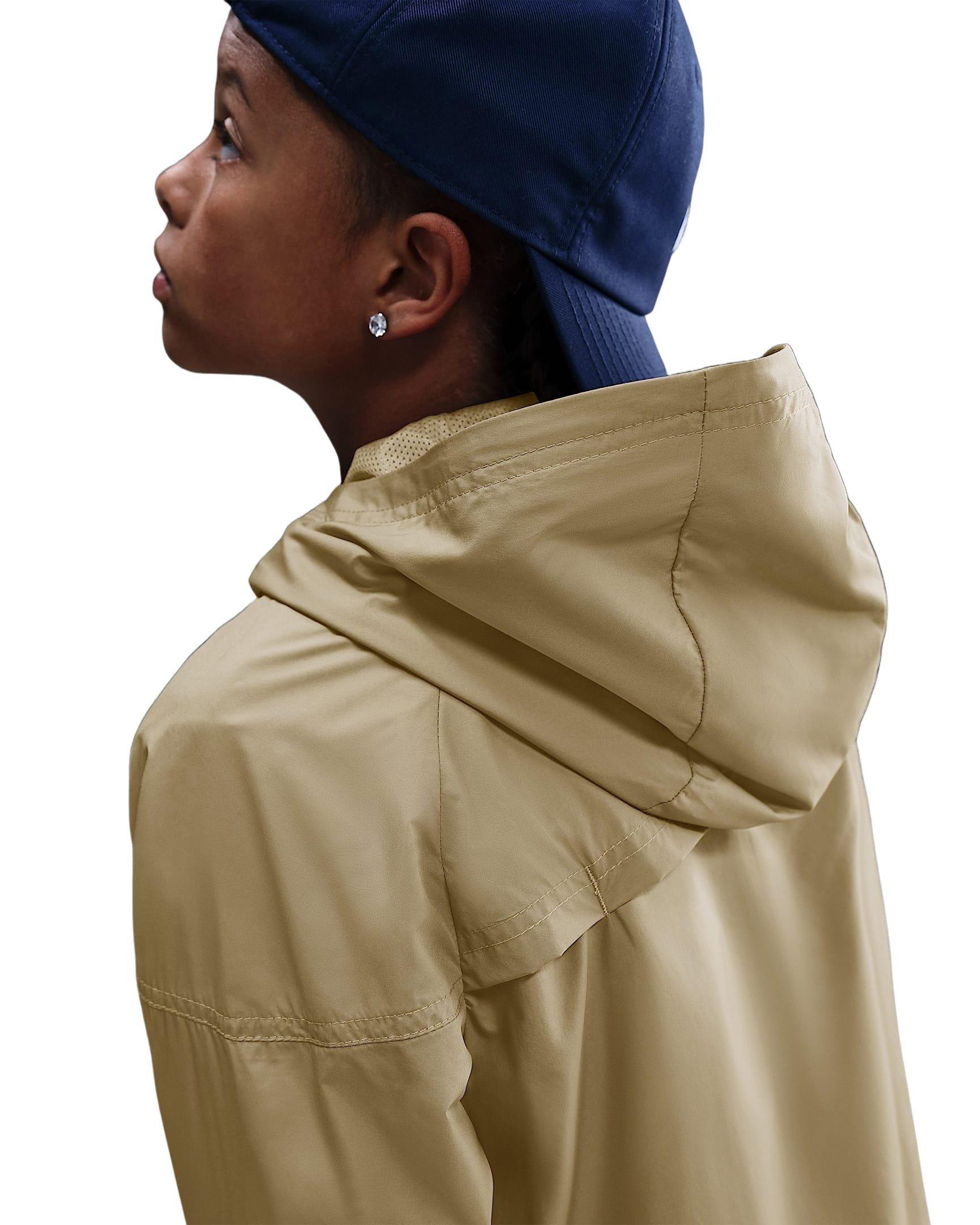 Nike Sportswear Windrunner Hooded Big Kids' Brown Repel Jacket