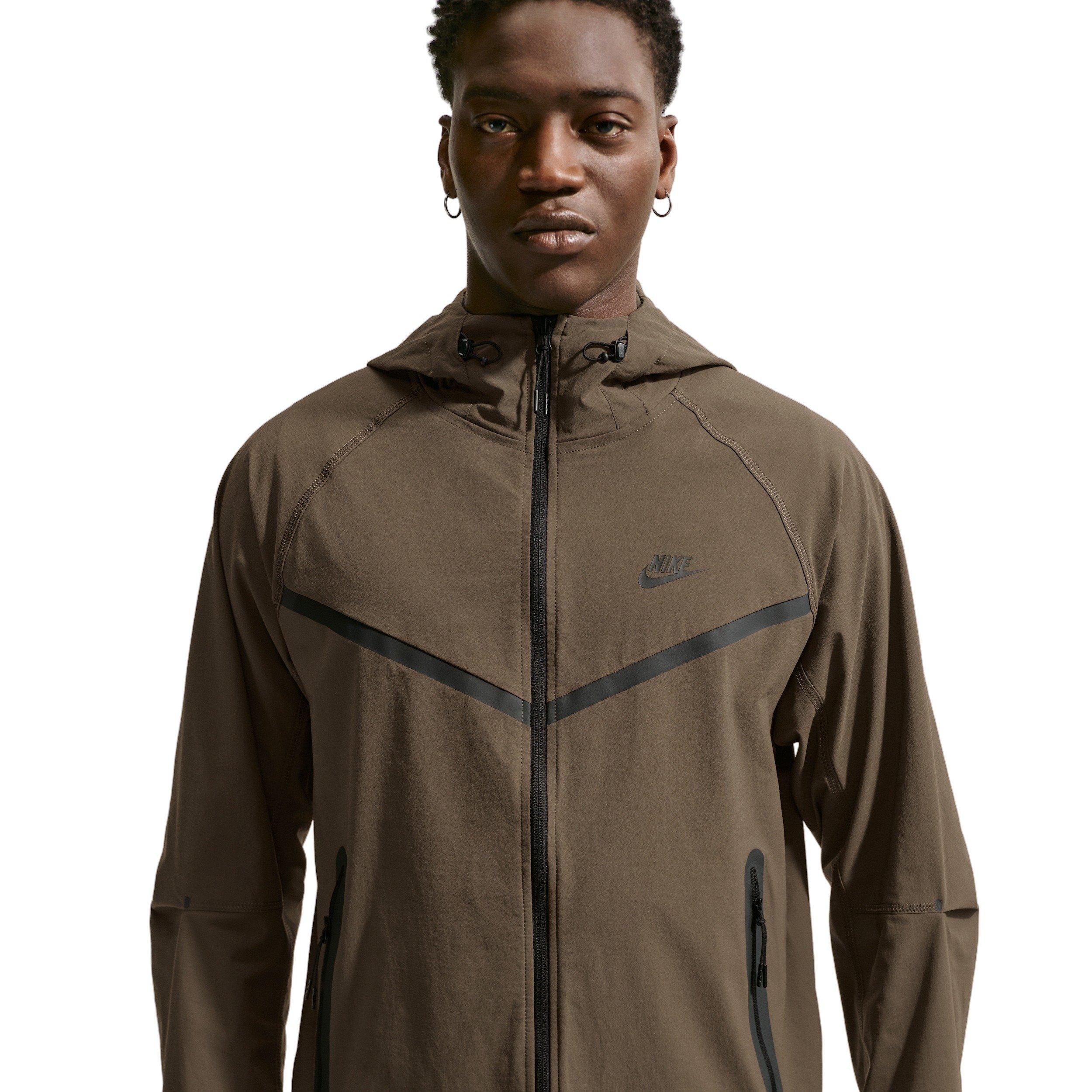 Nike Men's Tech Dri-FIT Woven Full-Zip Windrunner Jacket - DK HAZEL Thumbnail View 1