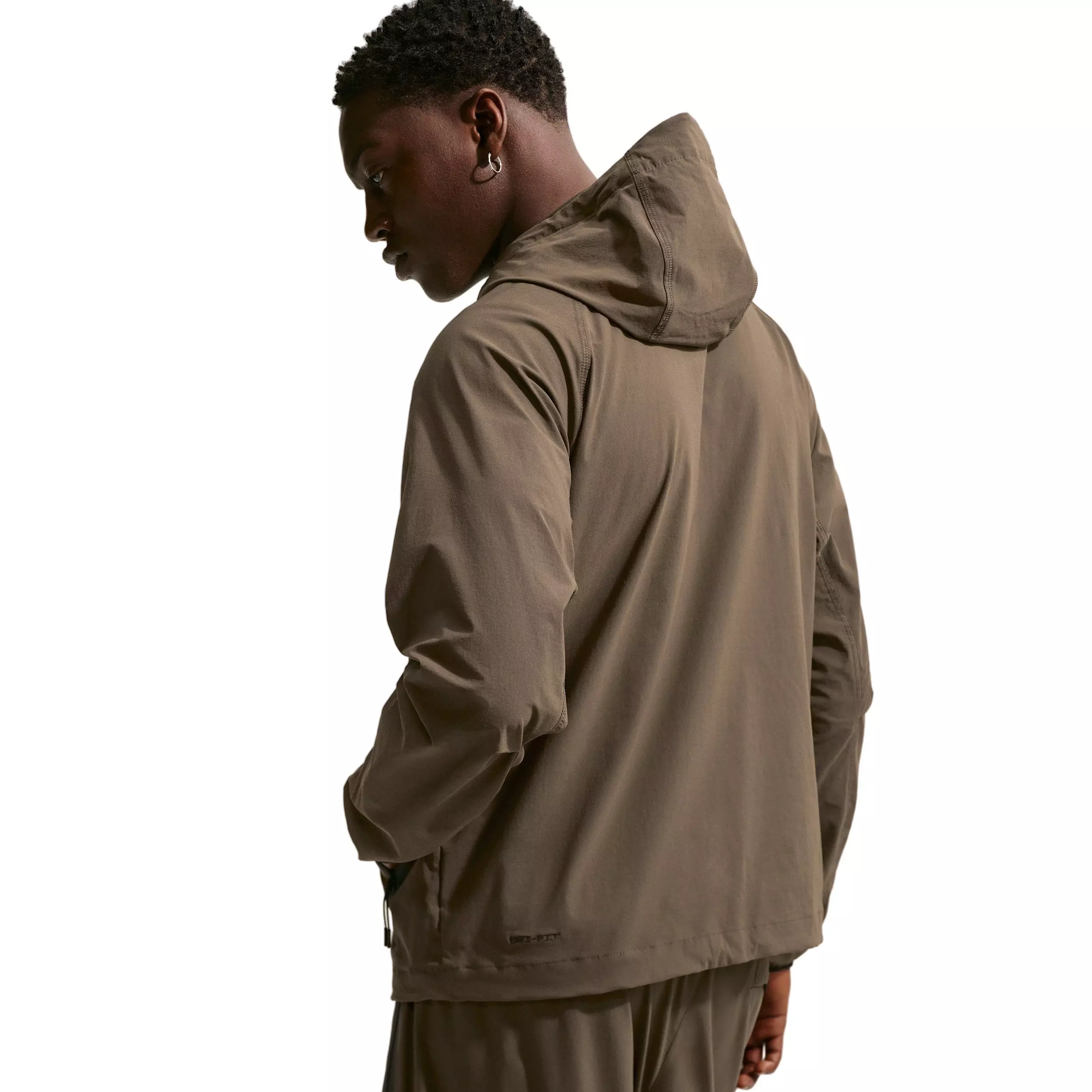 Nike Men's Tech Dri-FIT Woven Full-Zip Windrunner Jacket - DK HAZEL
