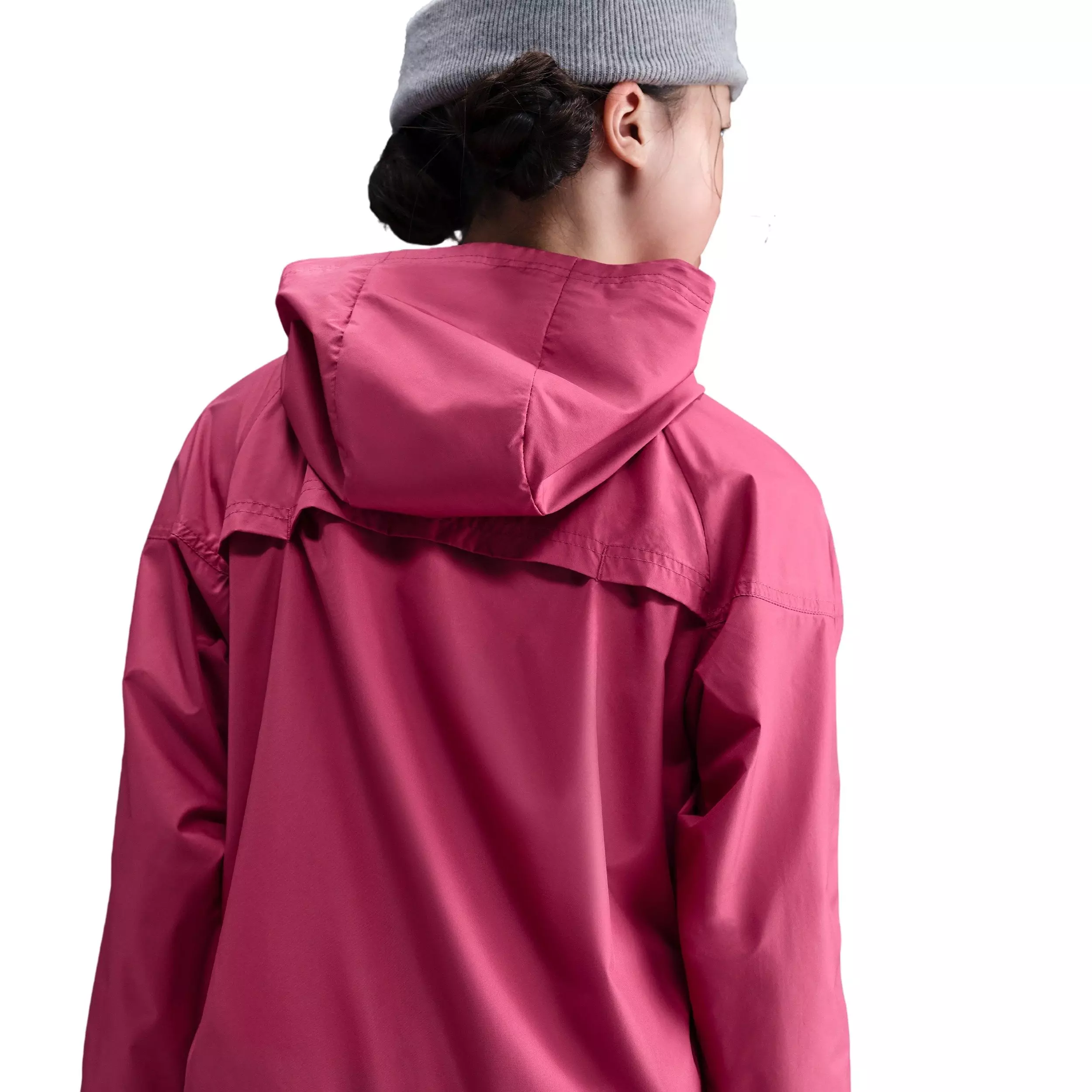 Nike Big Kids' Sportswear Windrunner Hooded Repel Jacket - Pink - PURPLE