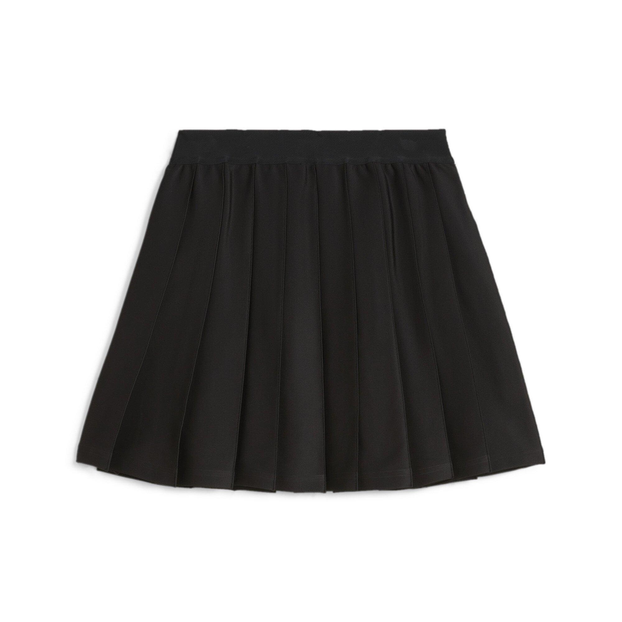 PUMA Women's CLASSICS Pleated Skirt - Black - BLACK Thumbnail View 2