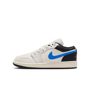 Jordan 1 Low "Phantom/Sail/Off Noir/University Red" Grade School Boys' Shoe