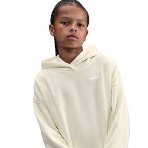 Nike Big Kids' Sportswear Club Fleece Oversized Pullover Hoodie - Light Brown