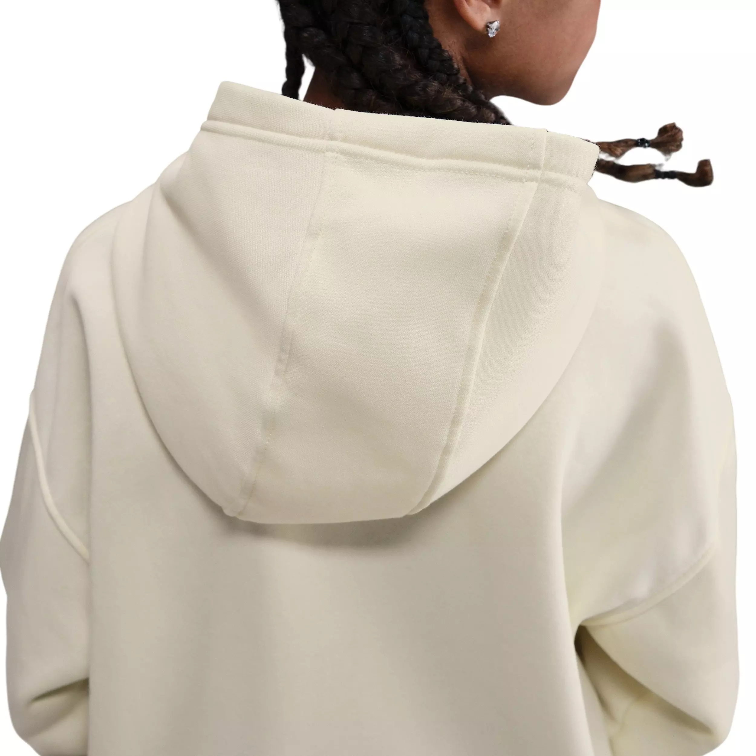 Nike Big Kids' Sportswear Club Fleece Oversized Pullover Hoodie - Light Brown - LIGHT BROWN