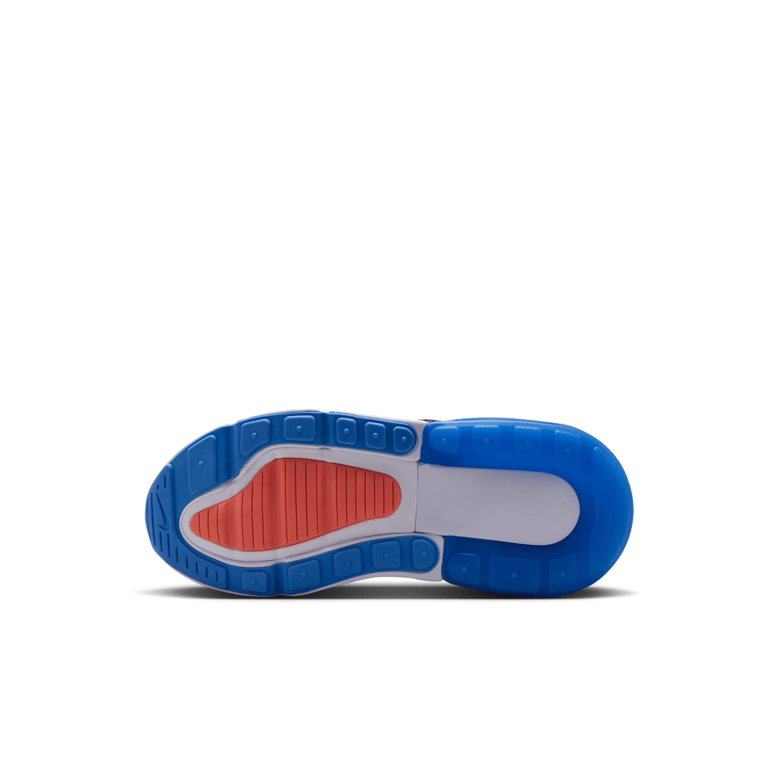 Nike Air Max 270 "Black/Blue Crystal/White/Turf Orange" Preschool Boys' Shoe - BLACK/BLUE/WHITE/ORANGE Thumbnail View 6