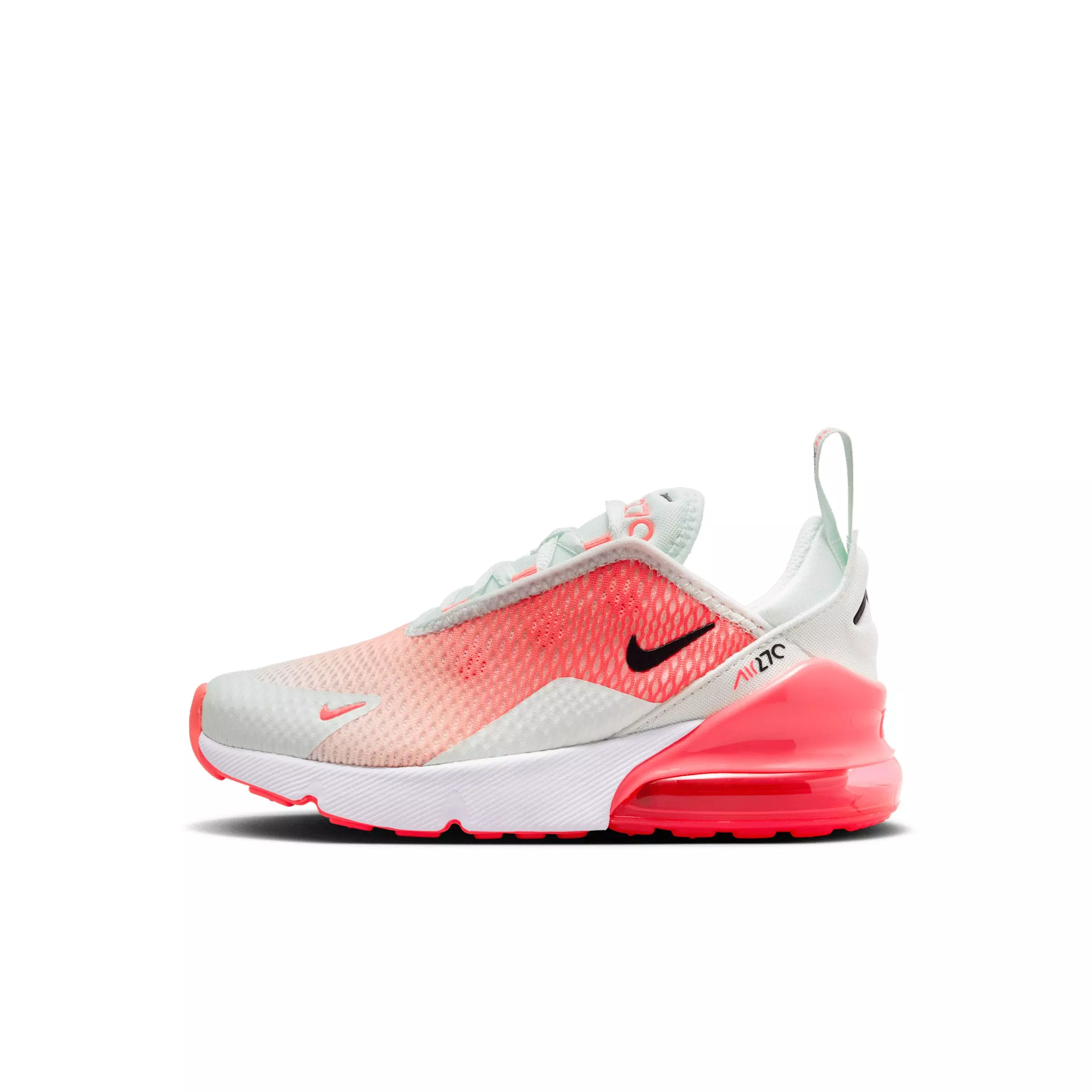 Nike Air Max 270 "Barely Green/Hot Lava/Black" Preschool Boys' Shoe - GREEN/LAVA/BLACK