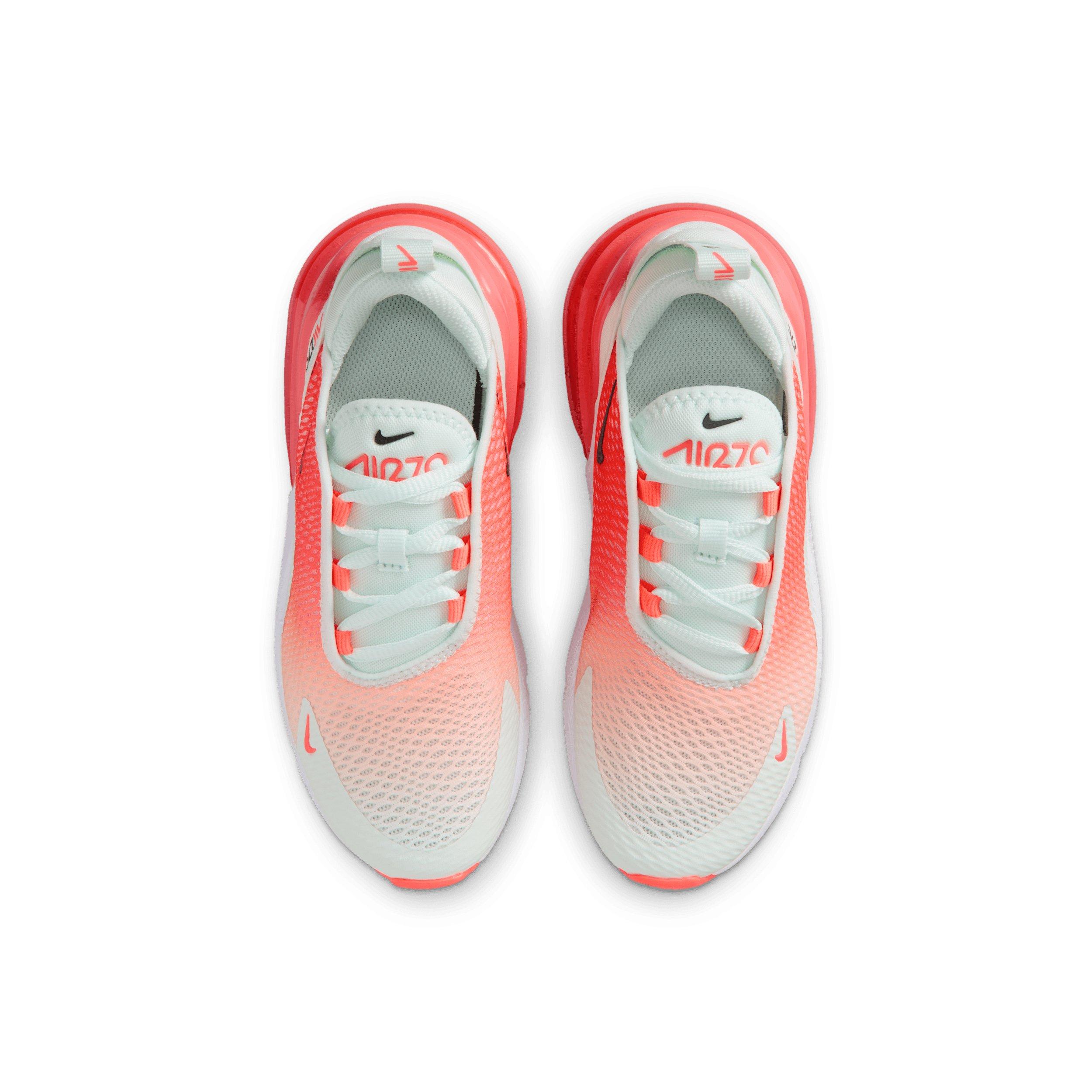 Nike Air Max 270 "Barely Green/Hot Lava/Black" Preschool Boys' Shoe - GREEN/LAVA/BLACK Thumbnail View 4