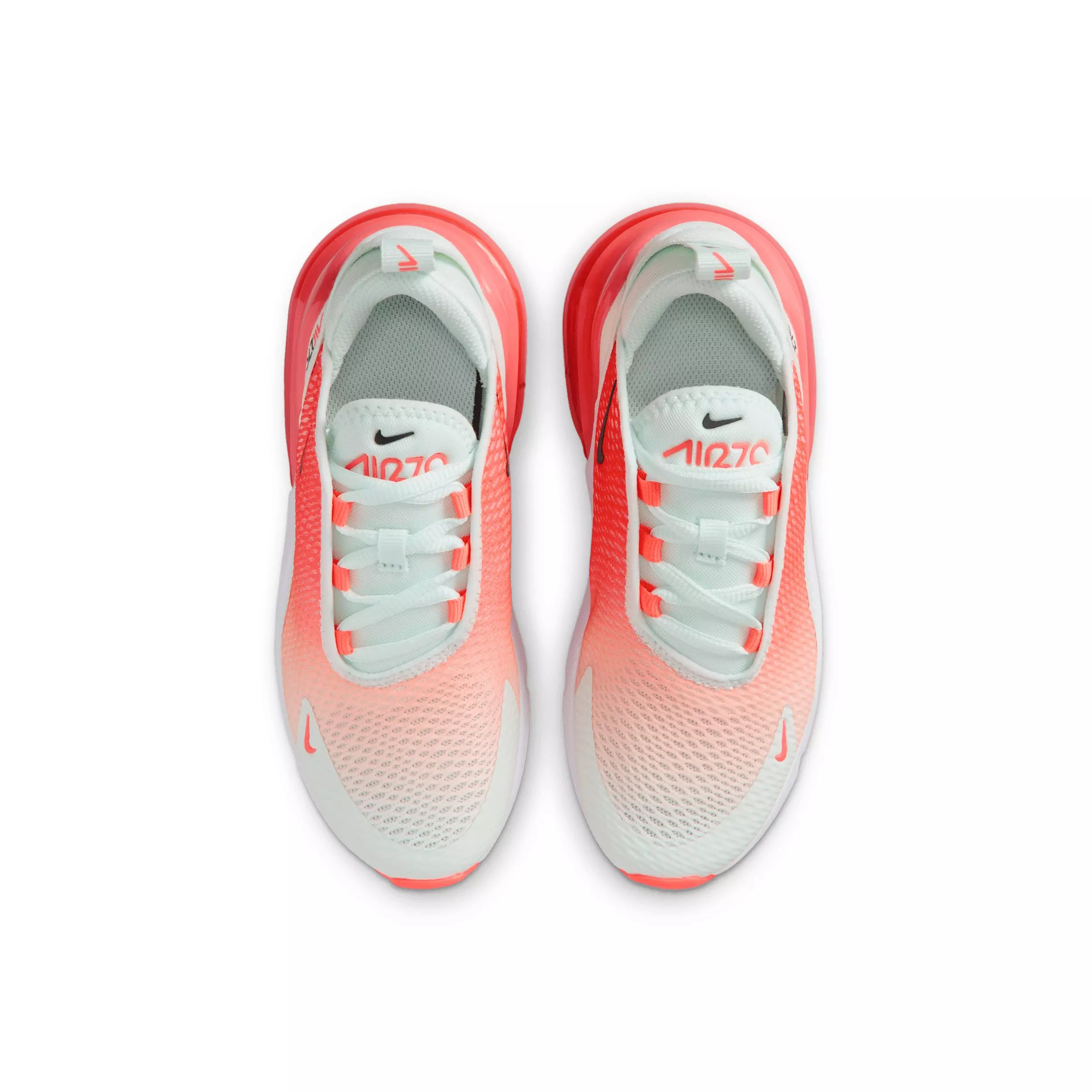 Nike Air Max 270 "Barely Green/Hot Lava/Black" Preschool Boys' Shoe - GREEN/LAVA/BLACK