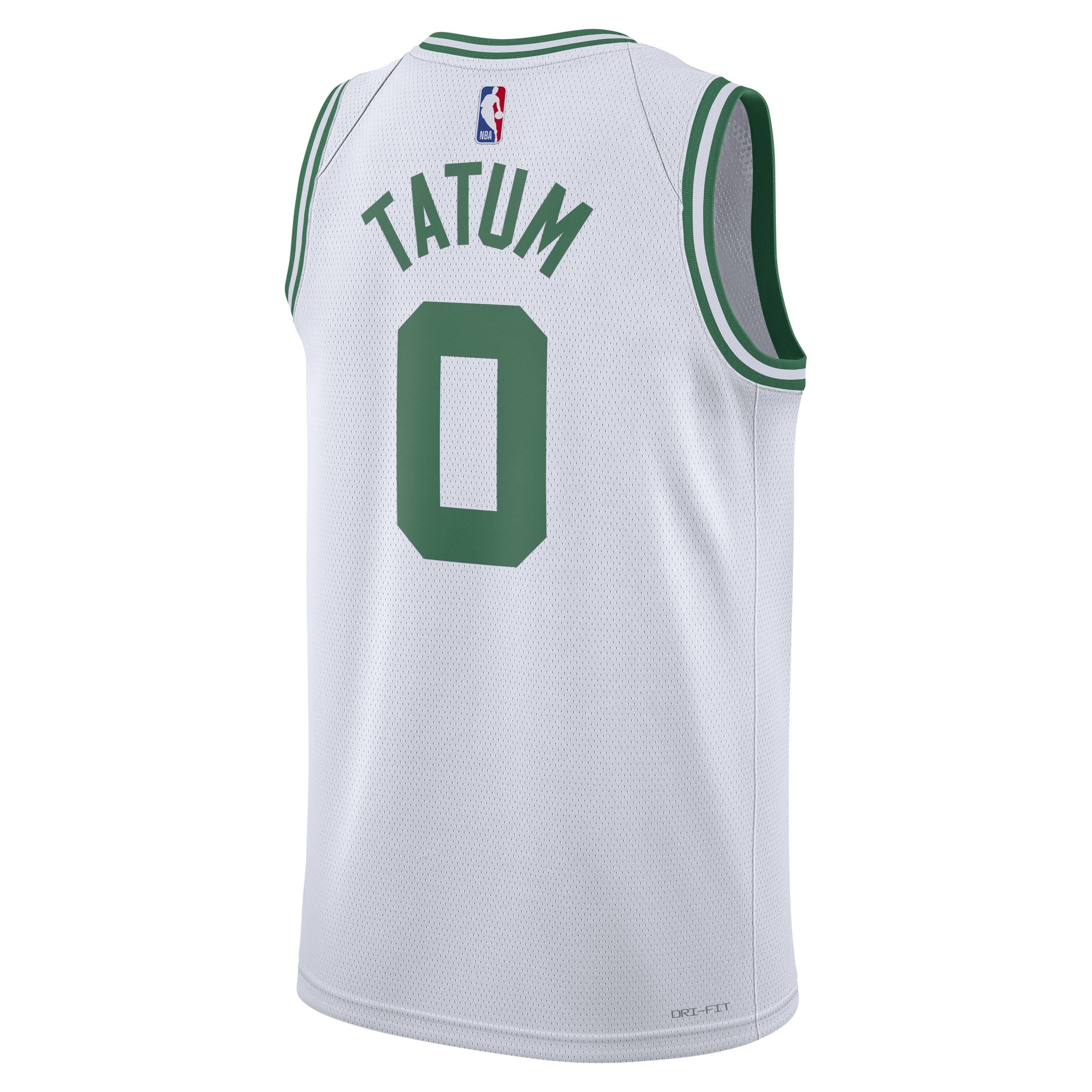 Nike Men's Boston Celtics Dri-FIT NBA ASC 22 Home Swingman Jersey-White/Tatum - WHITE/TATUM Thumbnail View 2
