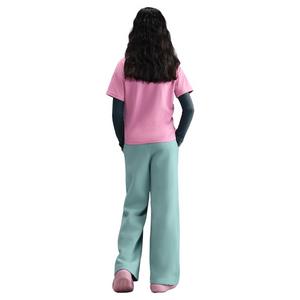 Nike Big Girls' Sportswear Club Fleece Wide-Leg Pants - Green