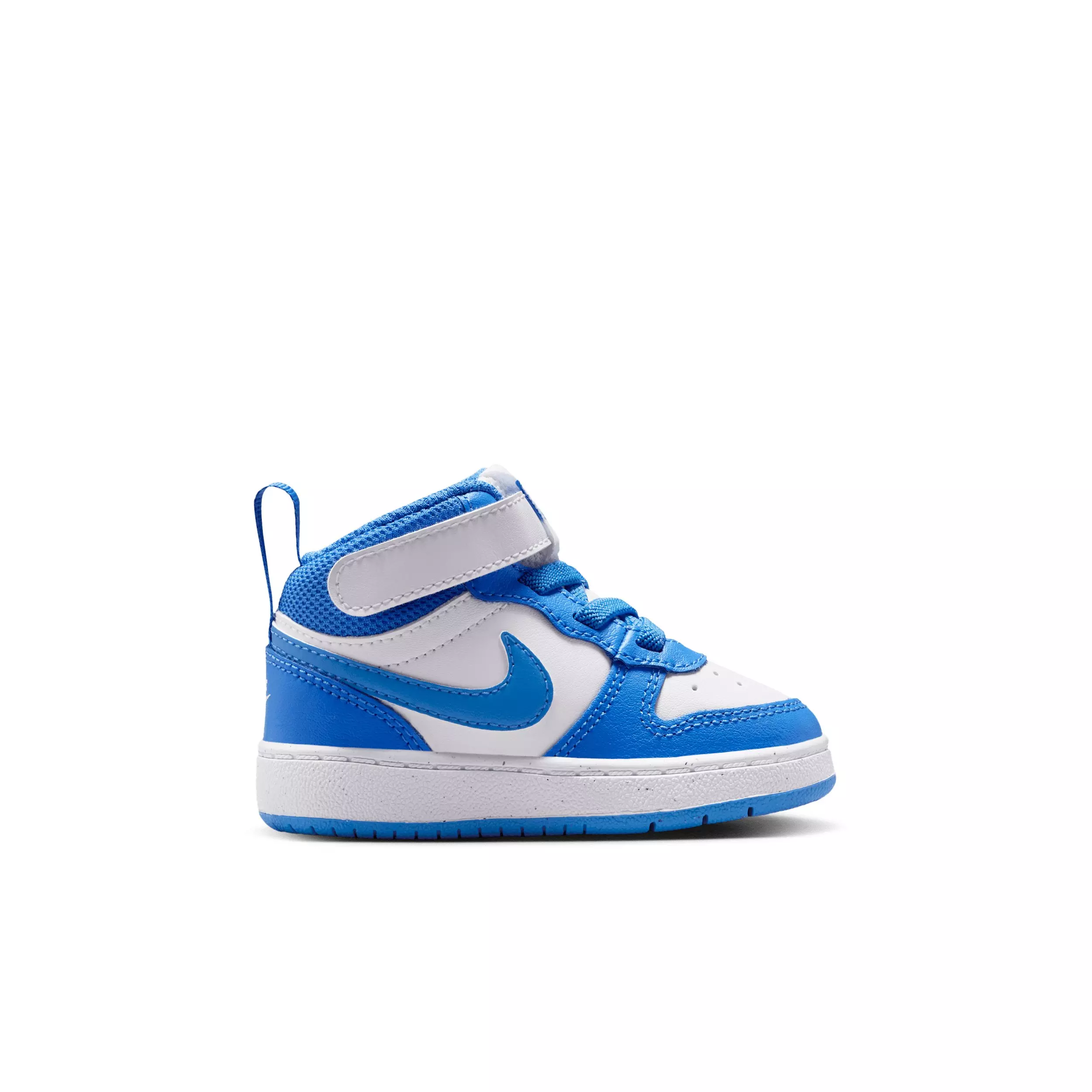 Nike Court Borough Mid 2 "White/Blue Crystal/White/Blue Crystal" Infant Boys' Shoe - WHITE/BLUE/WHITE/BLUE