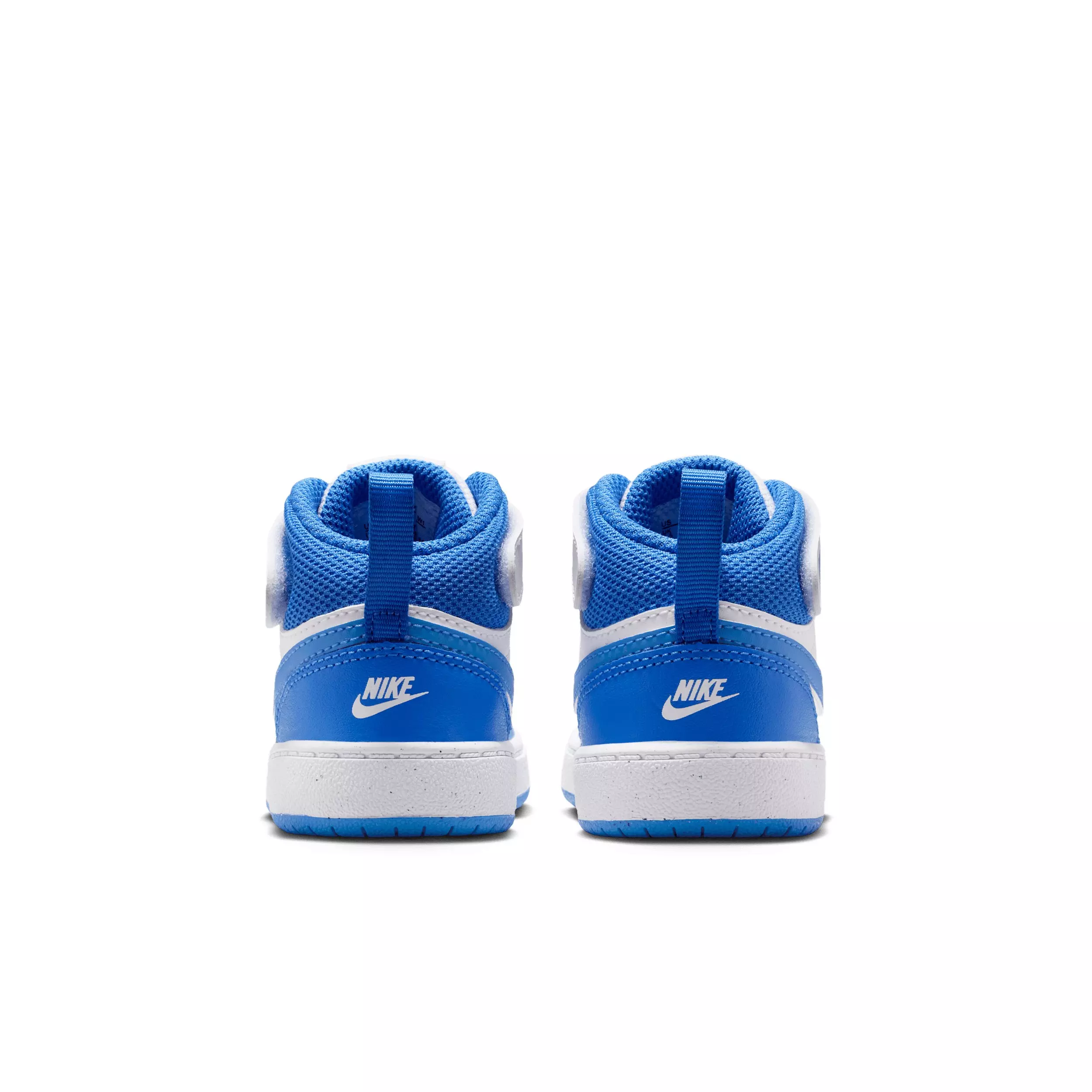 Nike Court Borough Mid 2 "White/Blue Crystal/White/Blue Crystal" Infant Boys' Shoe - WHITE/BLUE/WHITE/BLUE