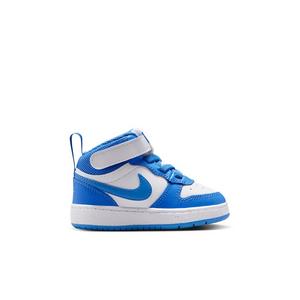 Nike Court Borough Mid 2 "White/Blue Crystal/White/Blue Crystal" Infant Boys' Shoe