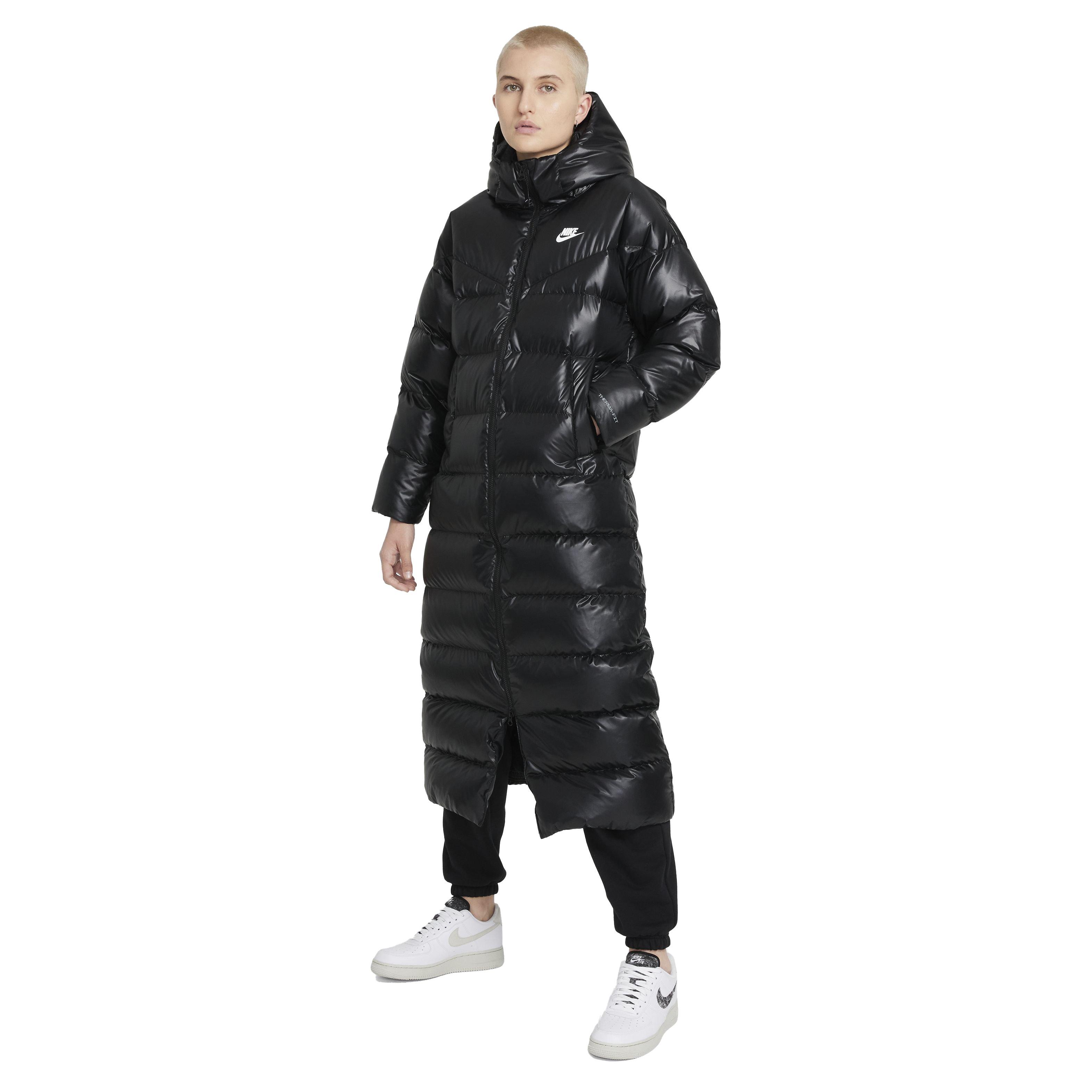 Nike Women's Sportswear Therma-FIT City Hooded Parka - BLACK Thumbnail View 1