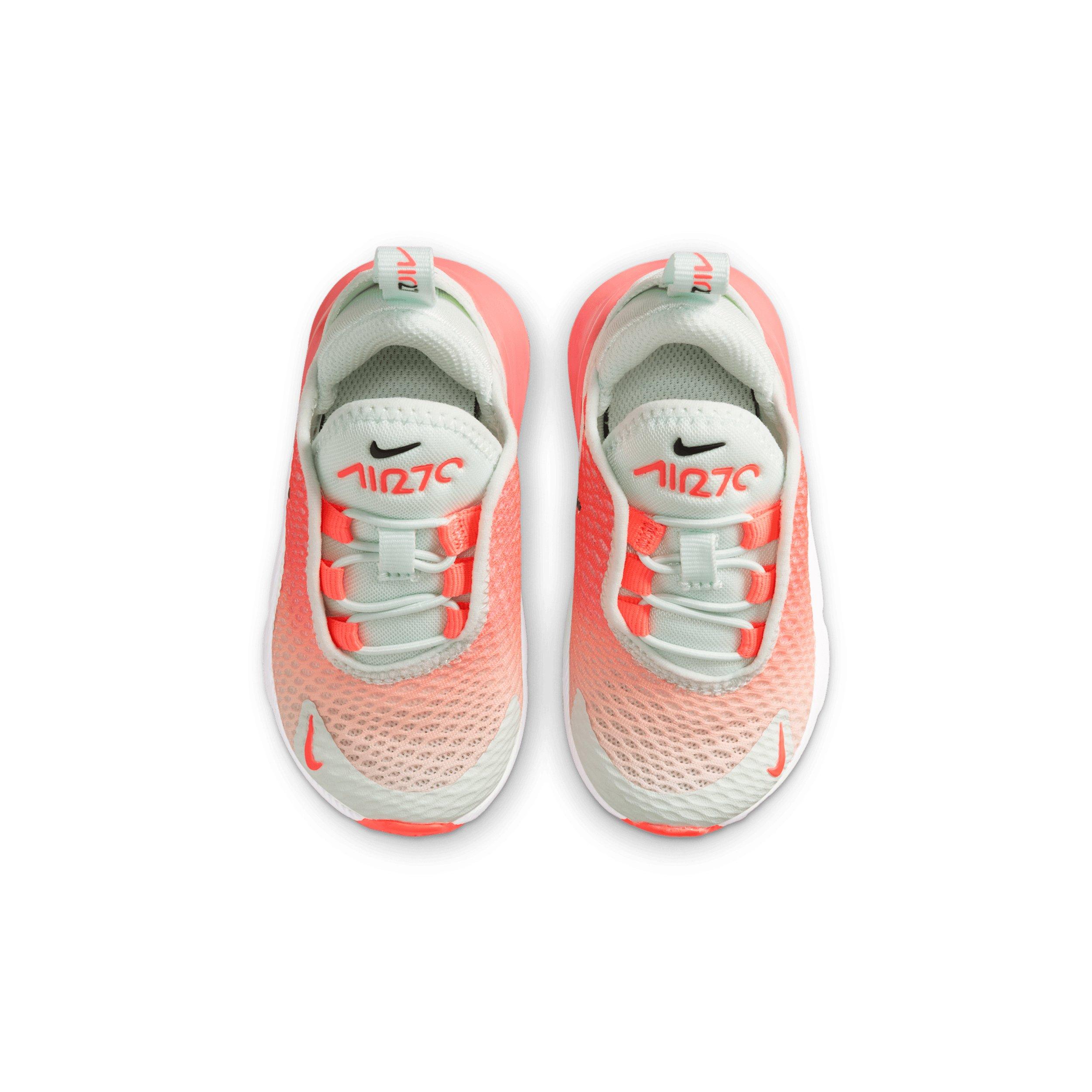 Nike Air Max 270 "Barely Green/Hot Lava/Black" Infant Boys' Shoe - GREEN/LAVA/BLACK Thumbnail View 4