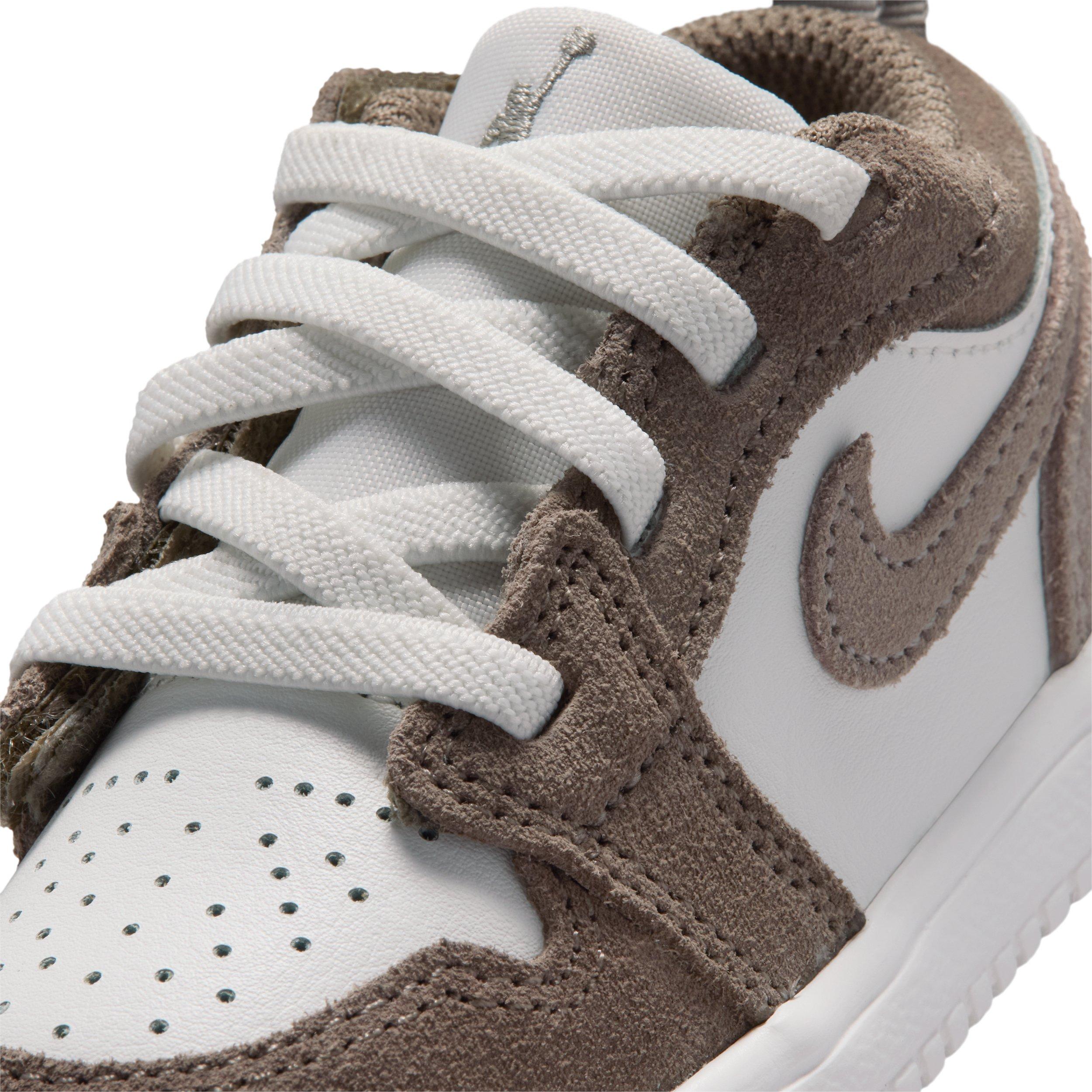 Jordan 1 Low Alt "Olive Grey/Summit White/Pale Ivory/Enigma Stone" Infant Boys' Shoe - OLIVE/WHITE/IVORY/STONE Thumbnail View 7