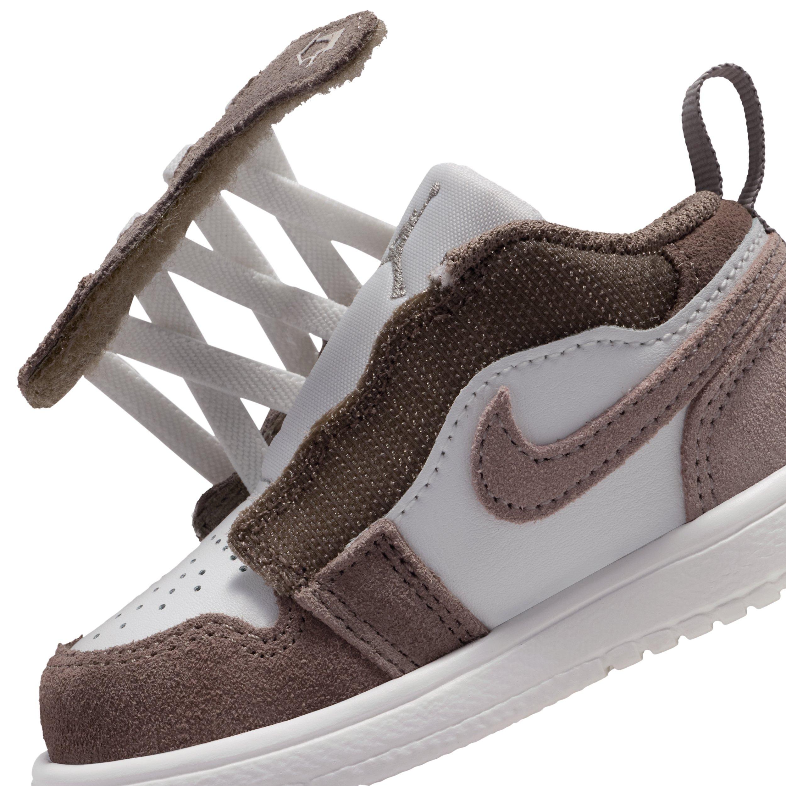 Jordan 1 Low Alt "Olive Grey/Summit White/Pale Ivory/Enigma Stone" Infant Boys' Shoe - OLIVE/WHITE/IVORY/STONE Thumbnail View 8