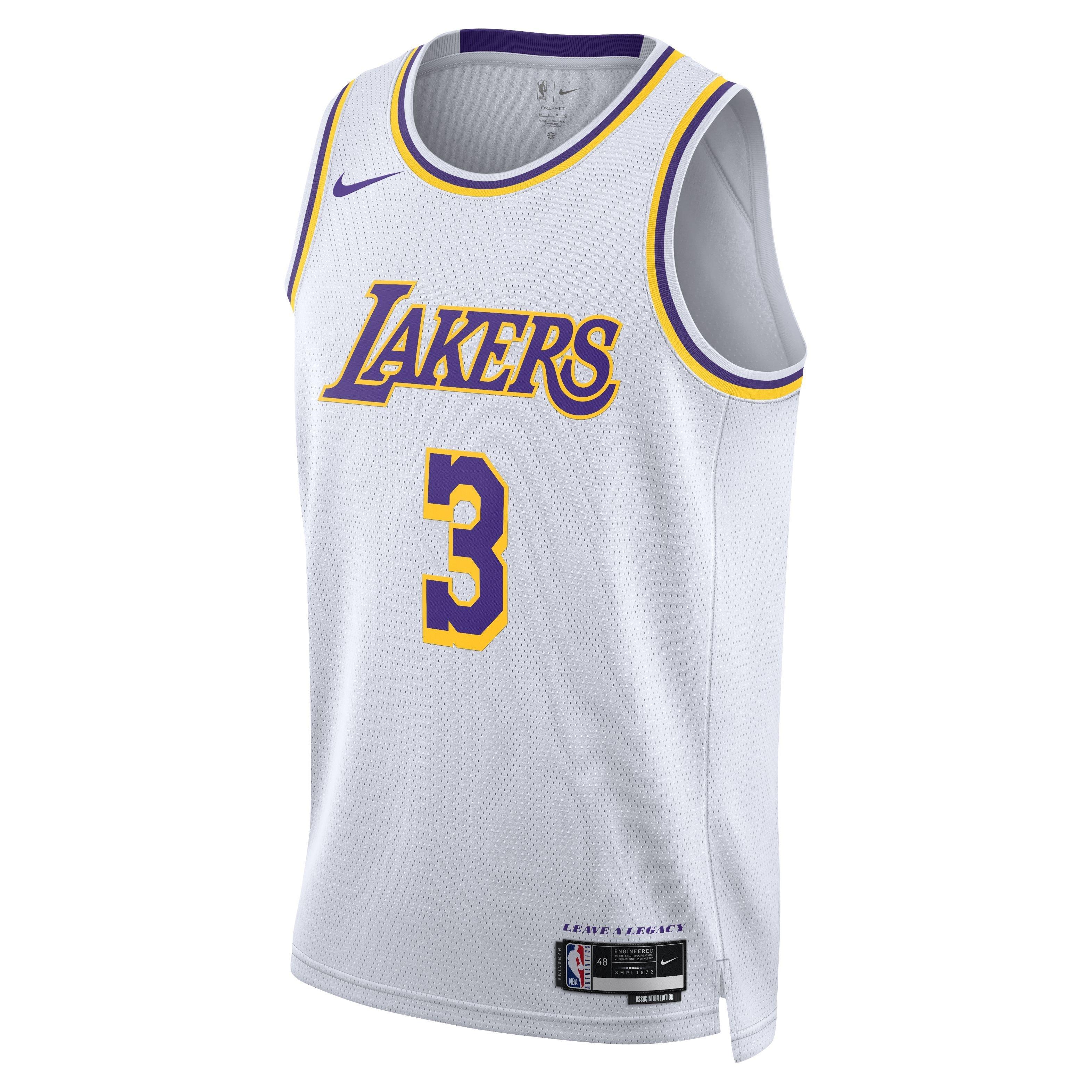 Los Angeles Lakers Starting 5 Men's Nike Dri-Fit NBA Jersey