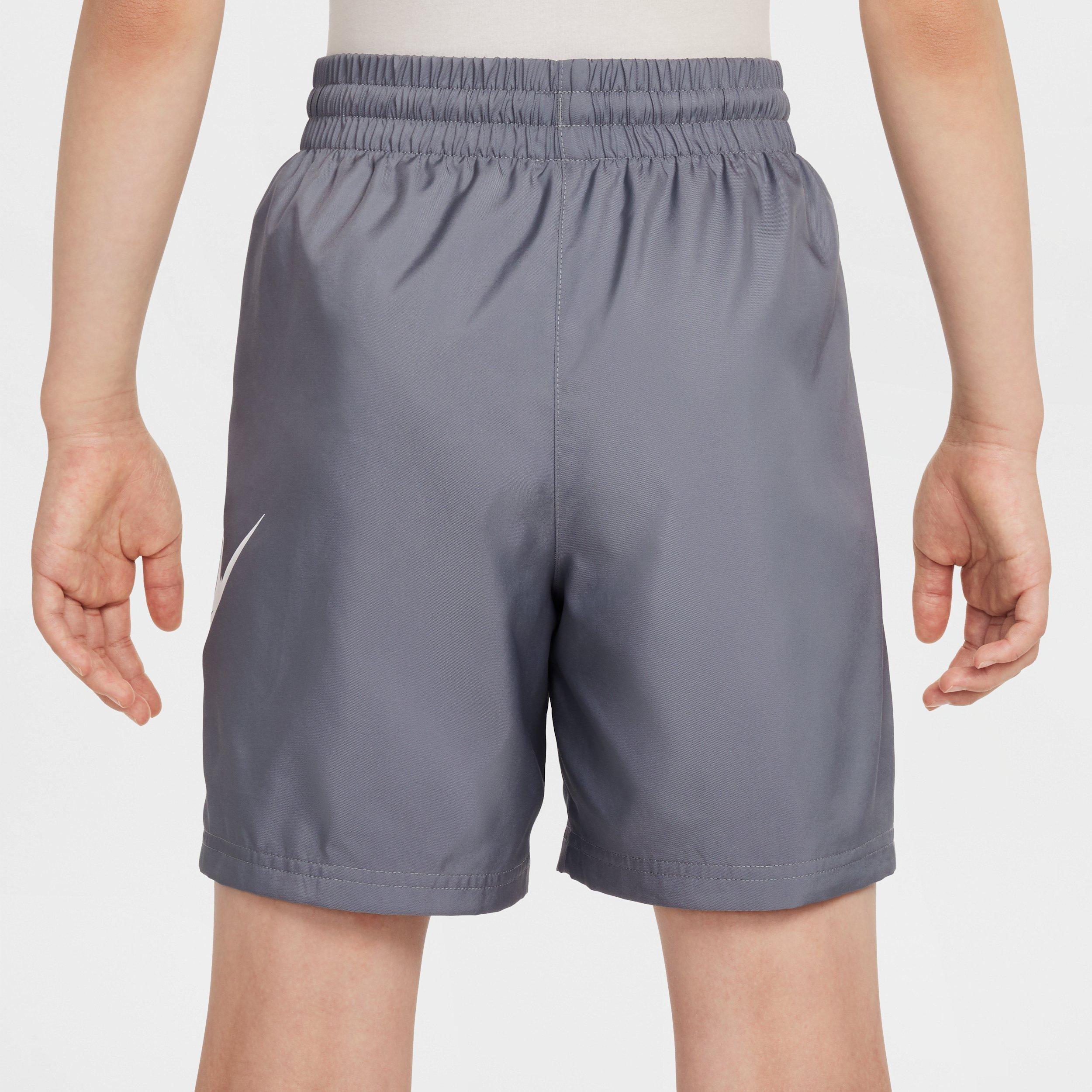 Nike Sportswear Club 6" Big Kids' Grey Woven Shorts