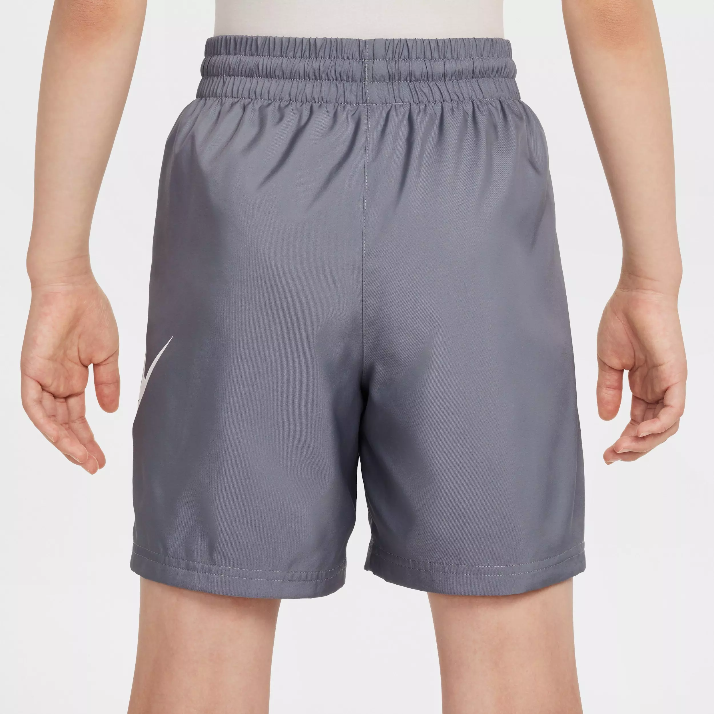 Nike Big Kids' Sportswear Club 6" Woven Shorts - Grey - GREY