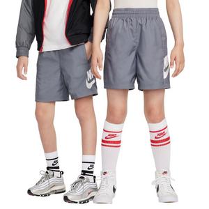 Nike Big Kids' Sportswear Club 6" Woven Shorts - Grey