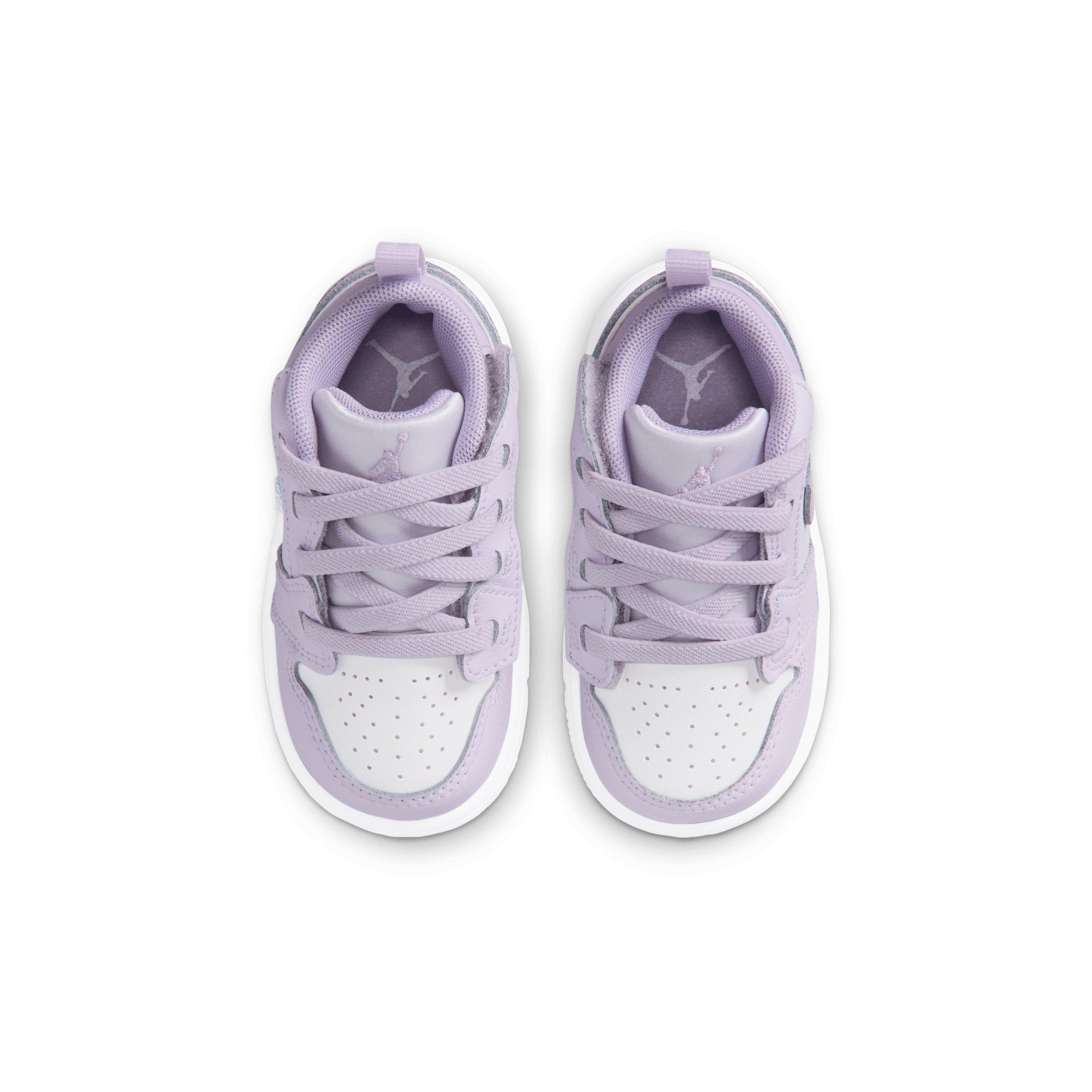 Jordan 1 Low Alt "Barely Grape/Violet Mist/White" Infant Girls' Shoe - GRAPE/VIOLET/WHITE Thumbnail View 4
