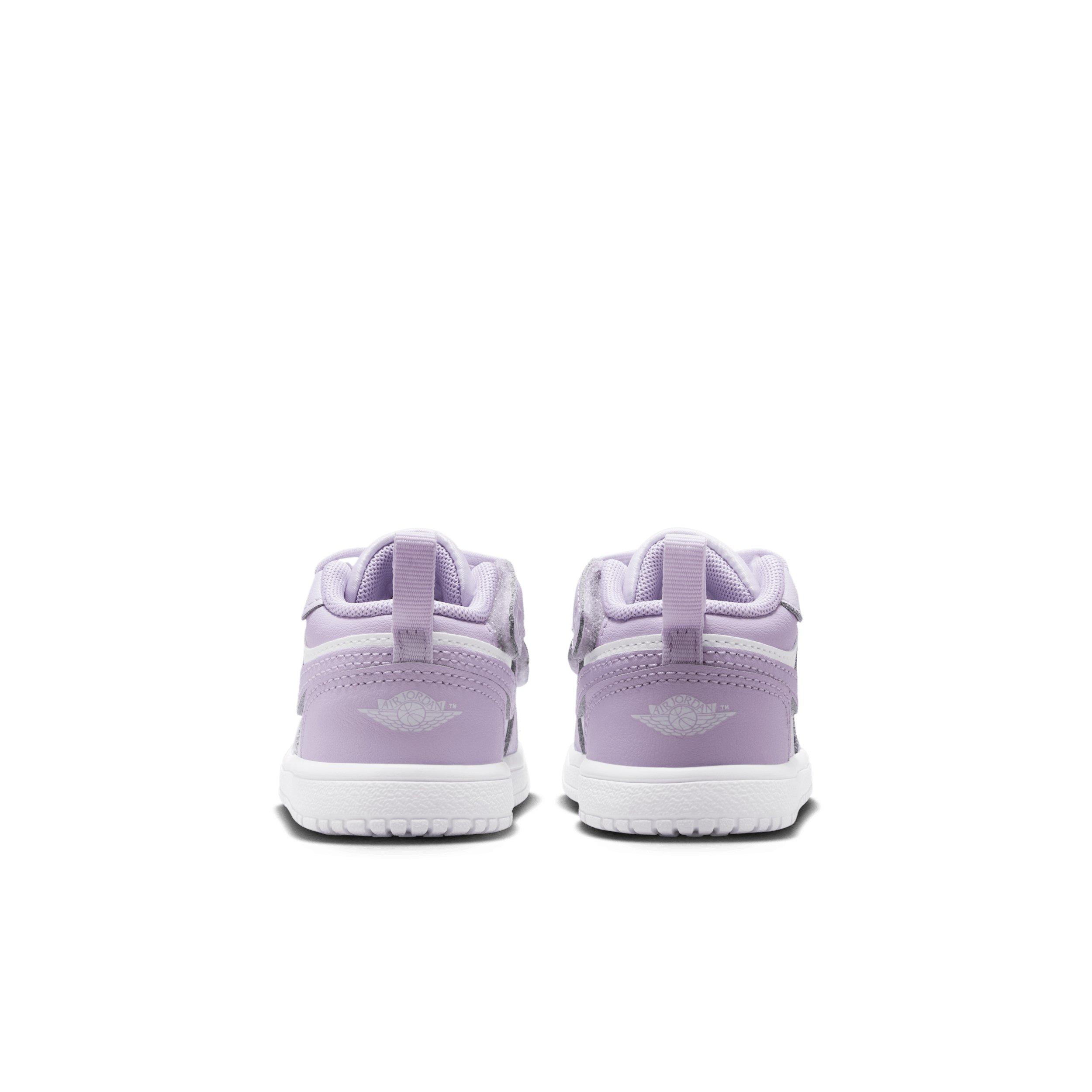 Jordan 1 Low Alt "Barely Grape/Violet Mist/White" Infant Girls' Shoe - GRAPE/VIOLET/WHITE Thumbnail View 5