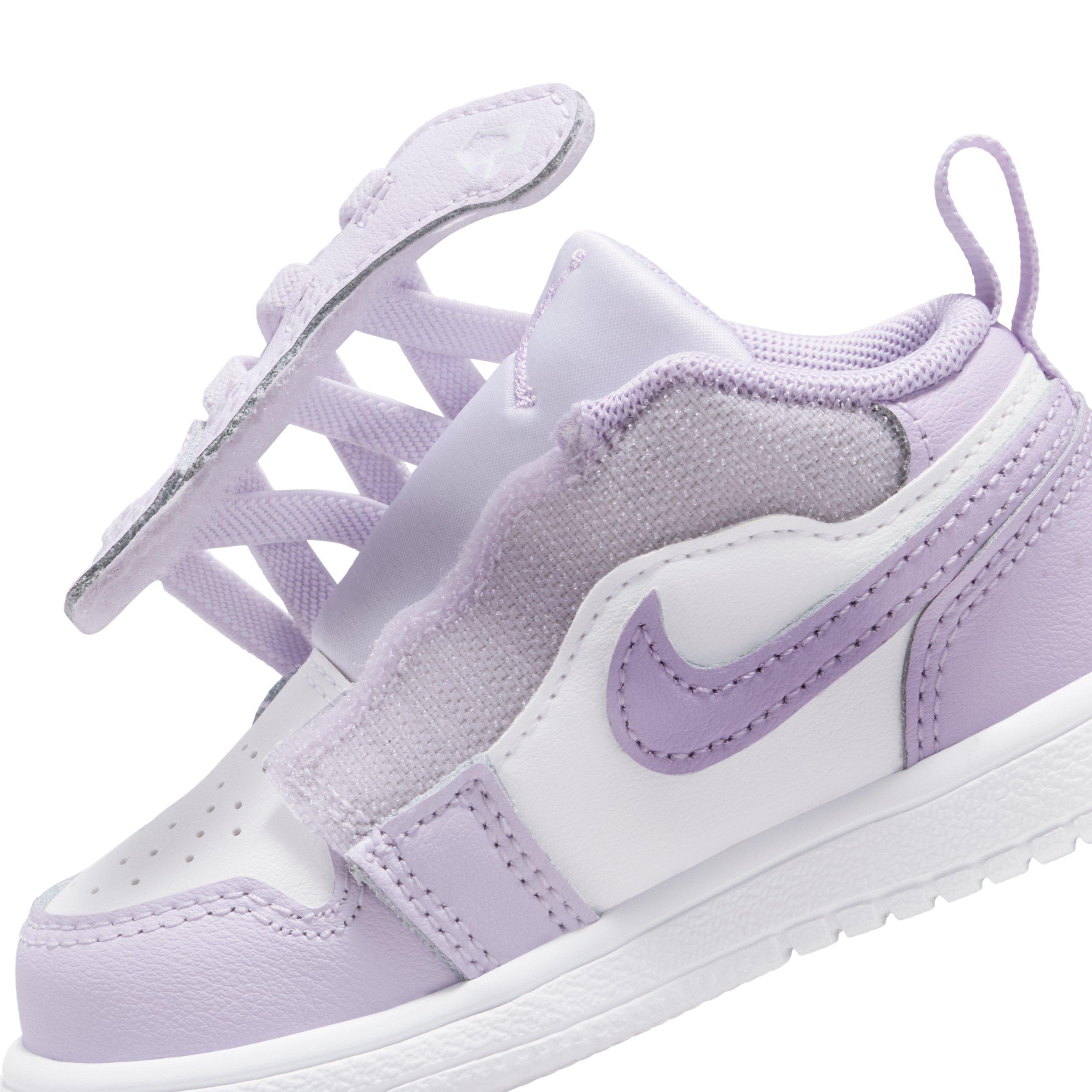 Jordan 1 Low Alt "Barely Grape/Violet Mist/White" Infant Girls' Shoe - GRAPE/VIOLET/WHITE Thumbnail View 8