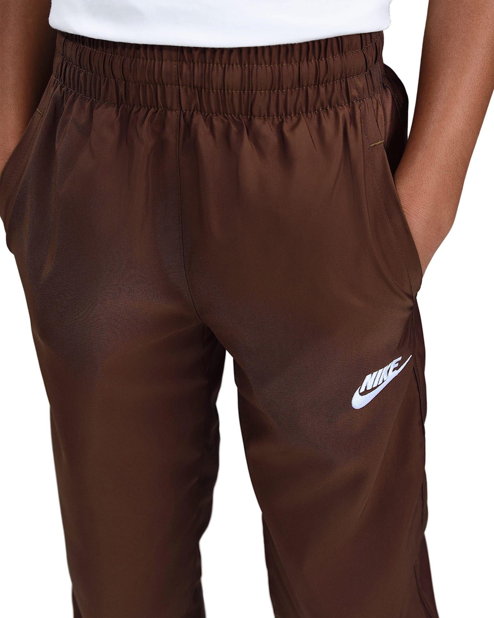 Nike Sportswear Club Big Kids' Brown Woven Joggers