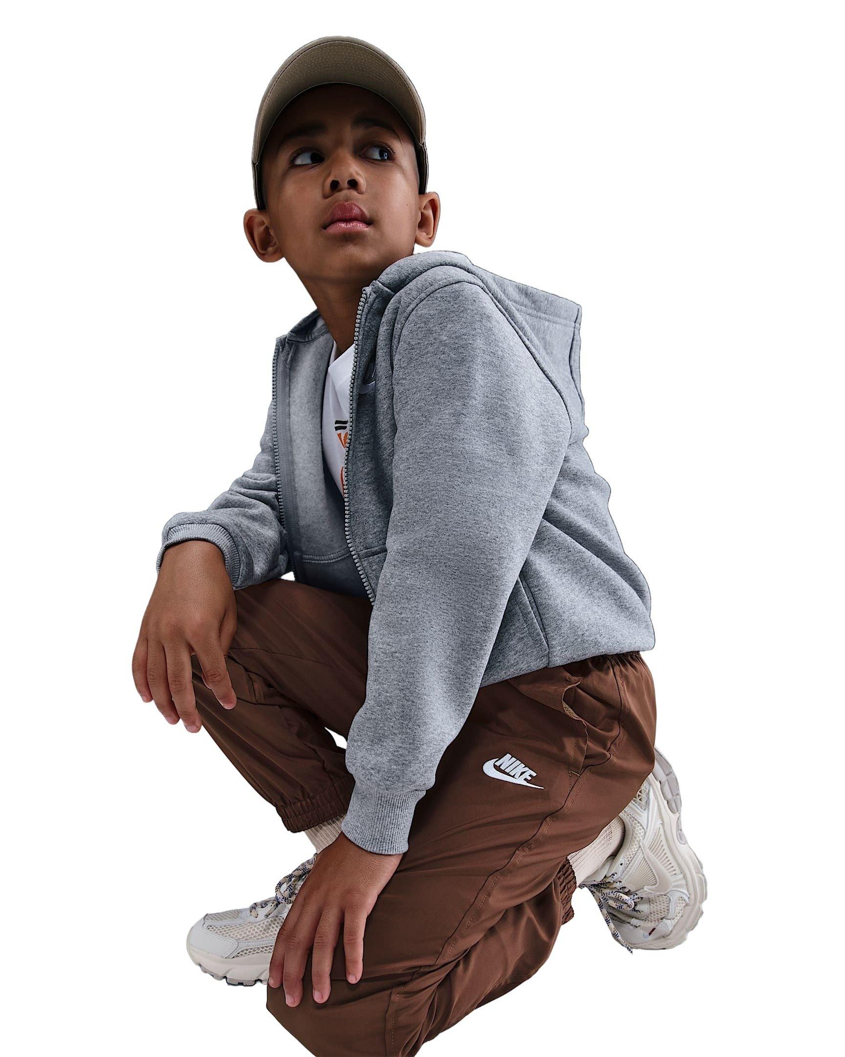 Nike Sportswear Club Big Kids' Brown Woven Joggers